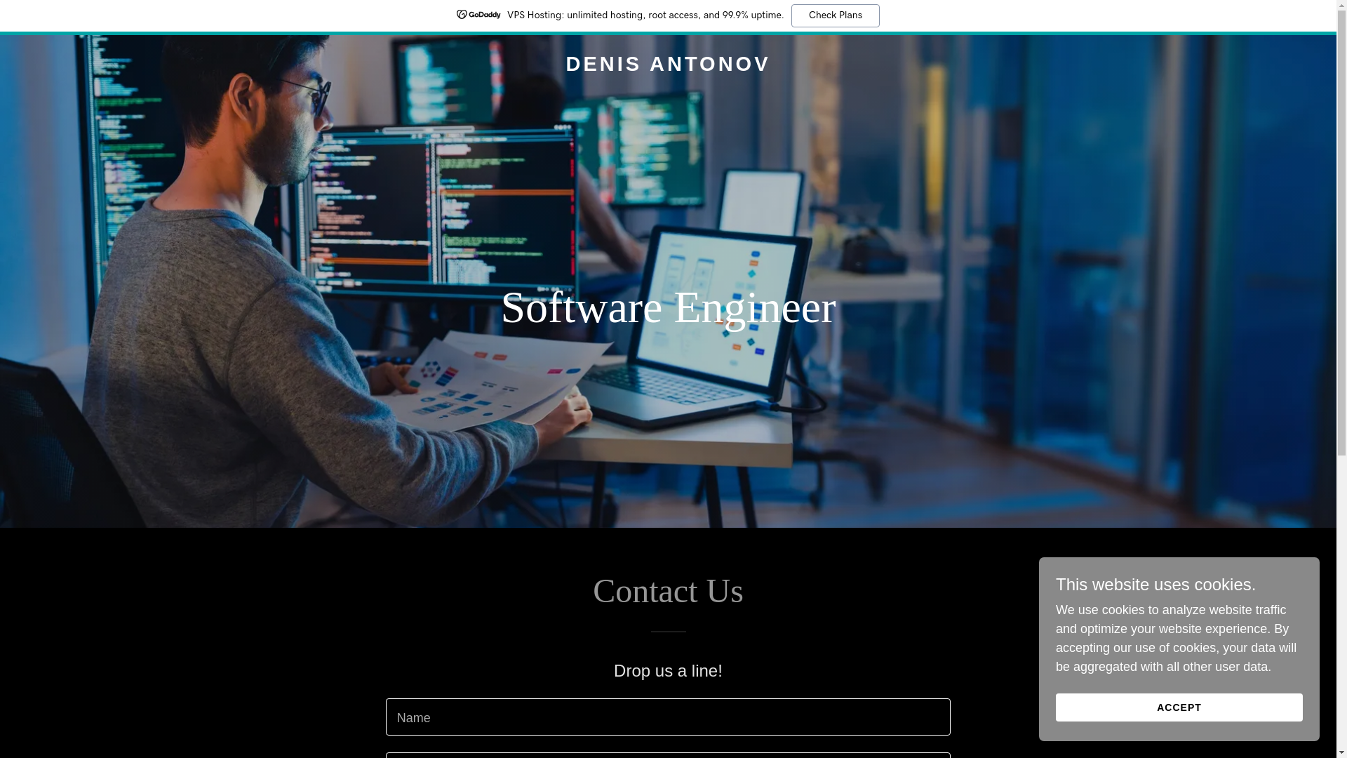 website screenshot of https://denisantonov.com/