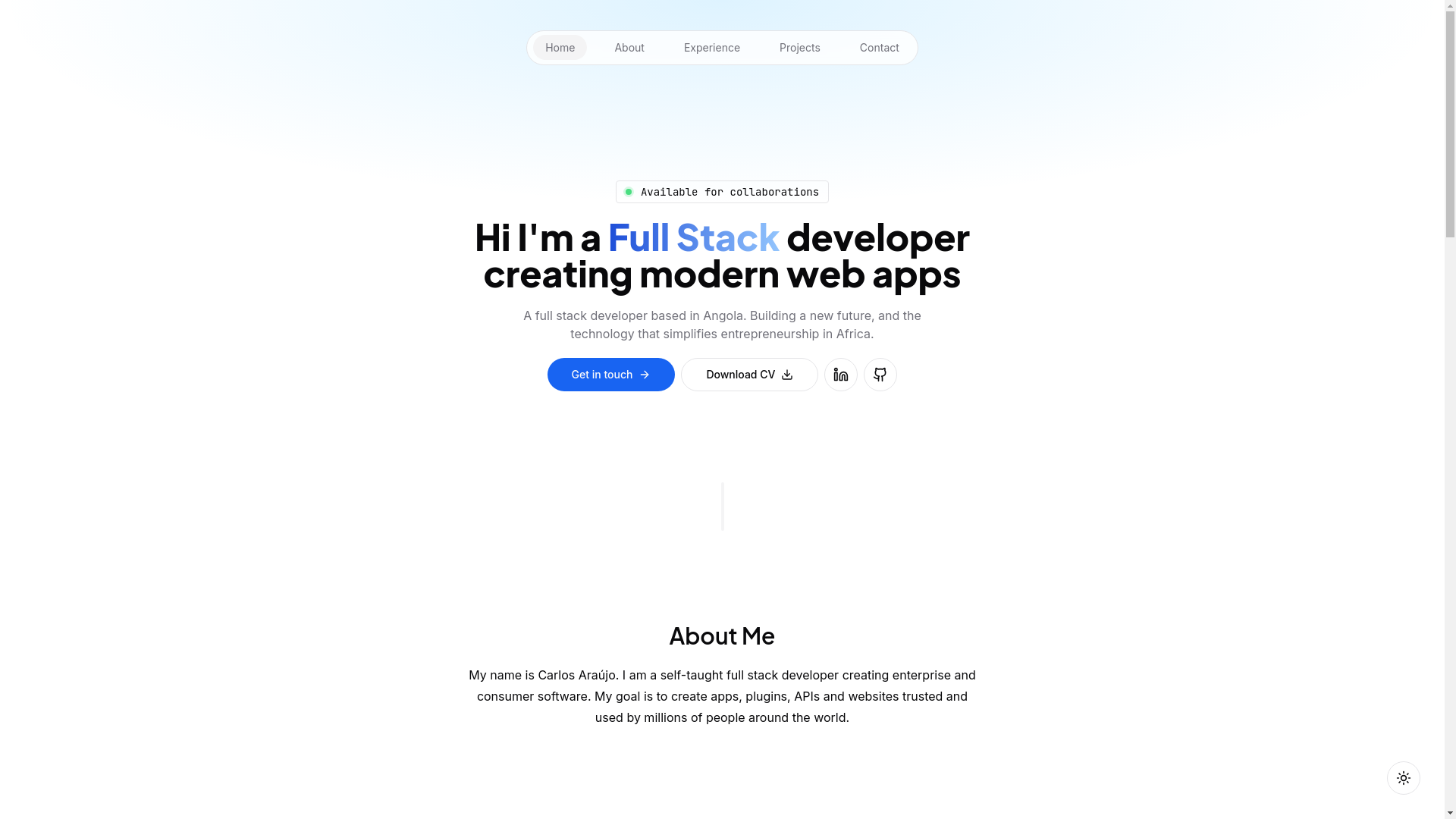 website screenshot of https://chat-goat-africa-lander-2.pages.dev/
