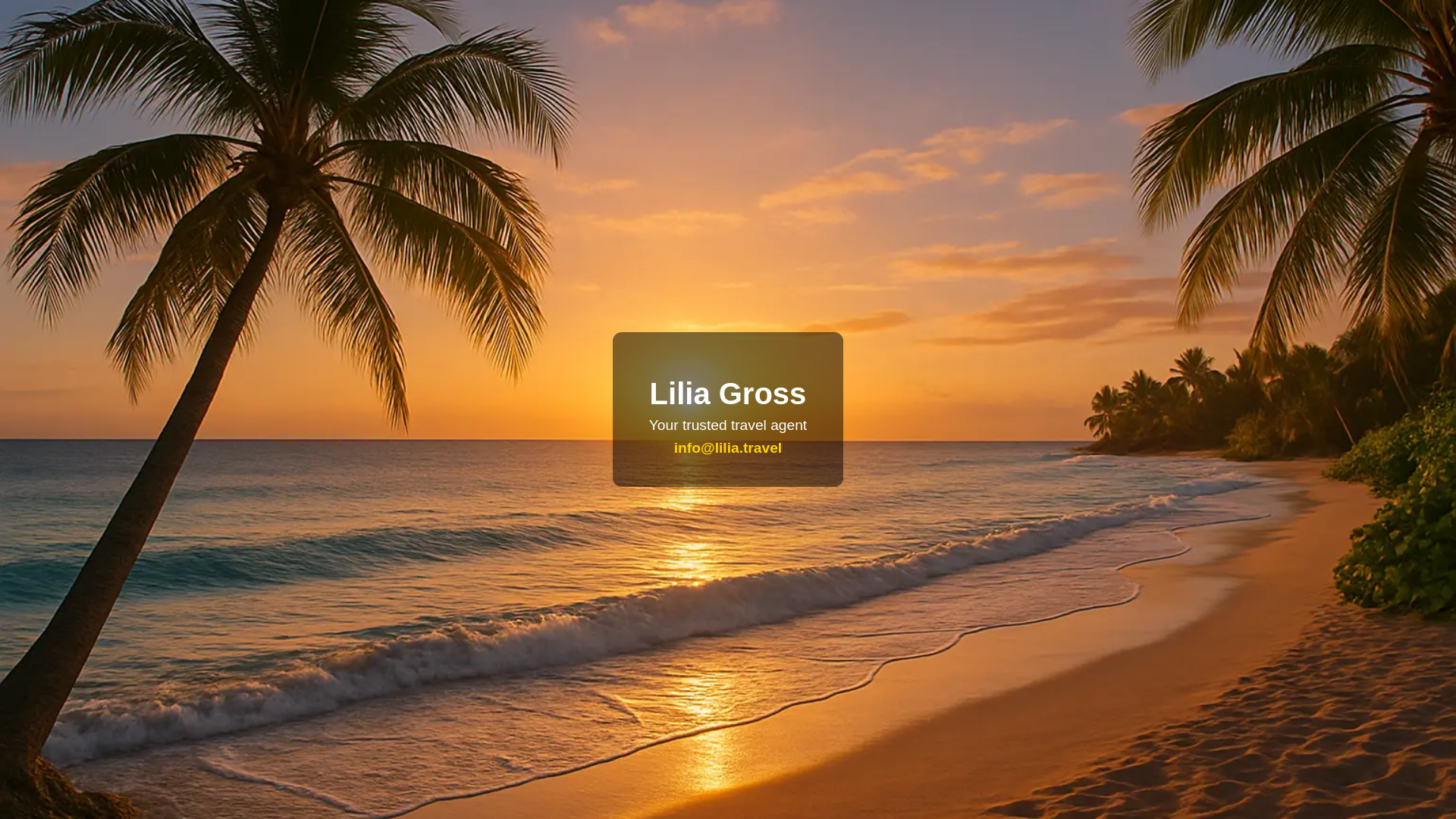 website screenshot of https://lilia-travel.pages.dev/
