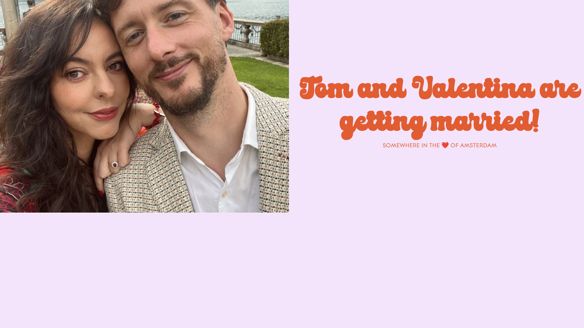 website screenshot of https://tomandvalentina.pages.dev/