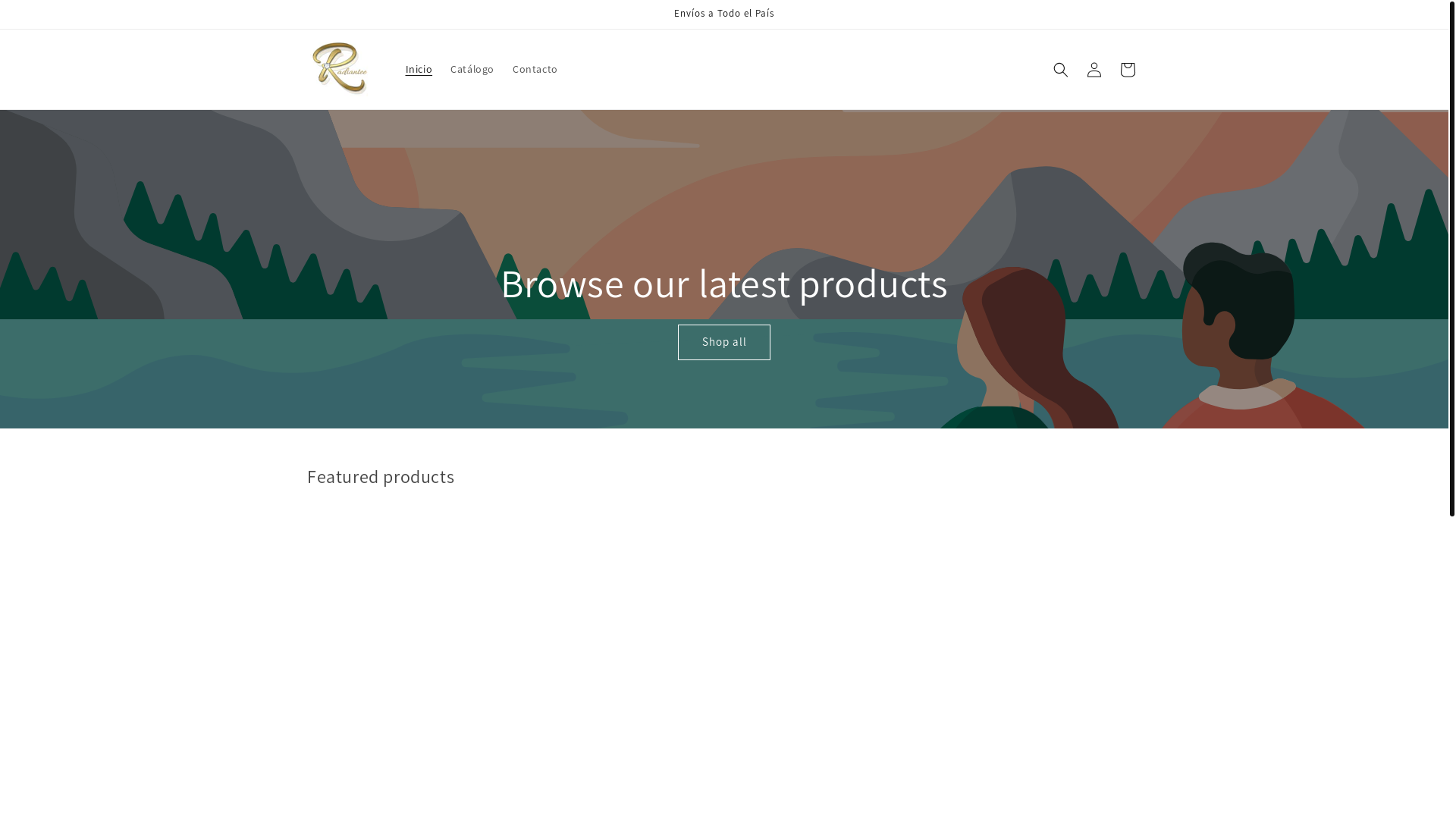 website screenshot of https://radianteenails.com/
