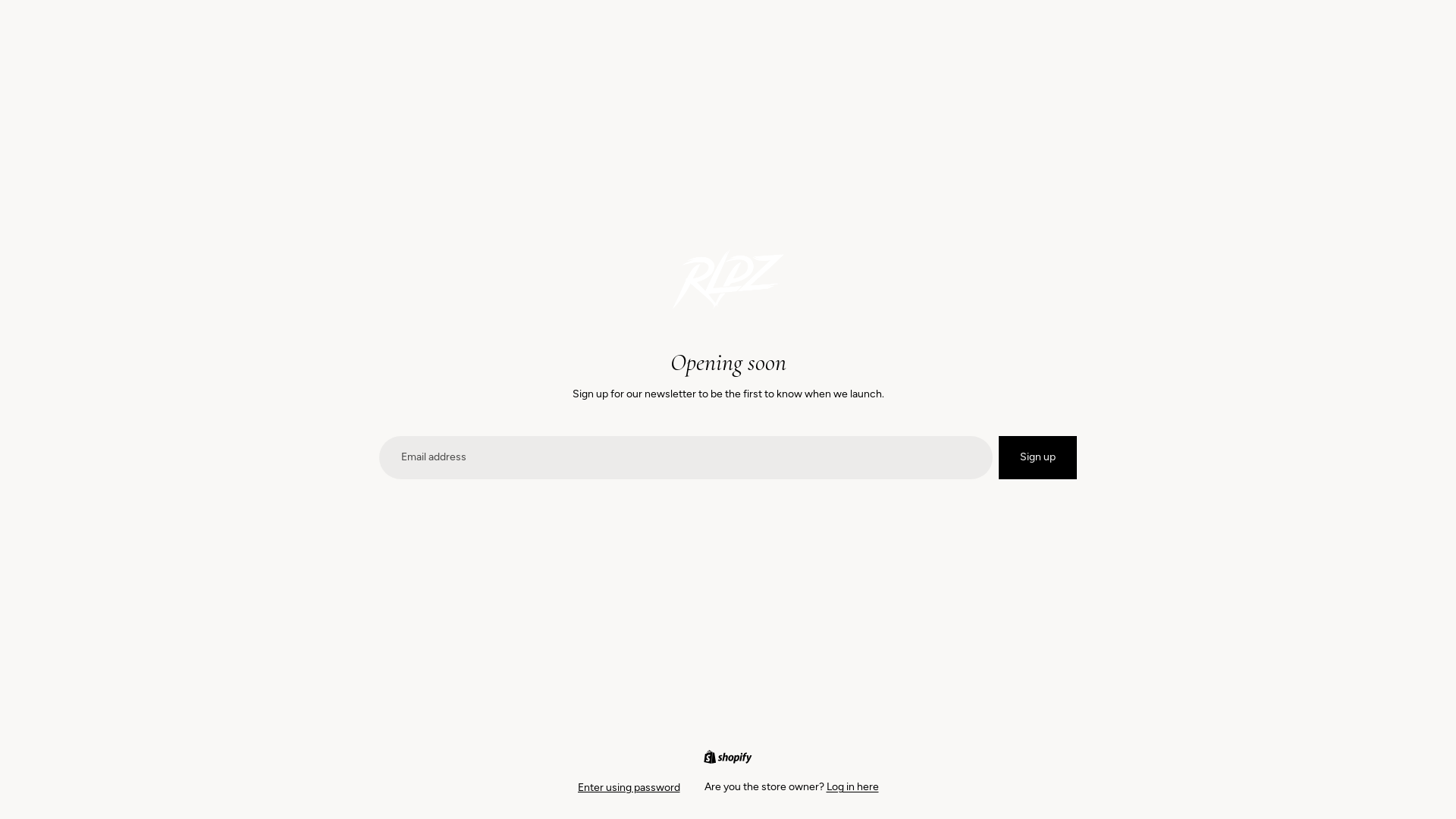website screenshot of https://rlpzproductions.com/