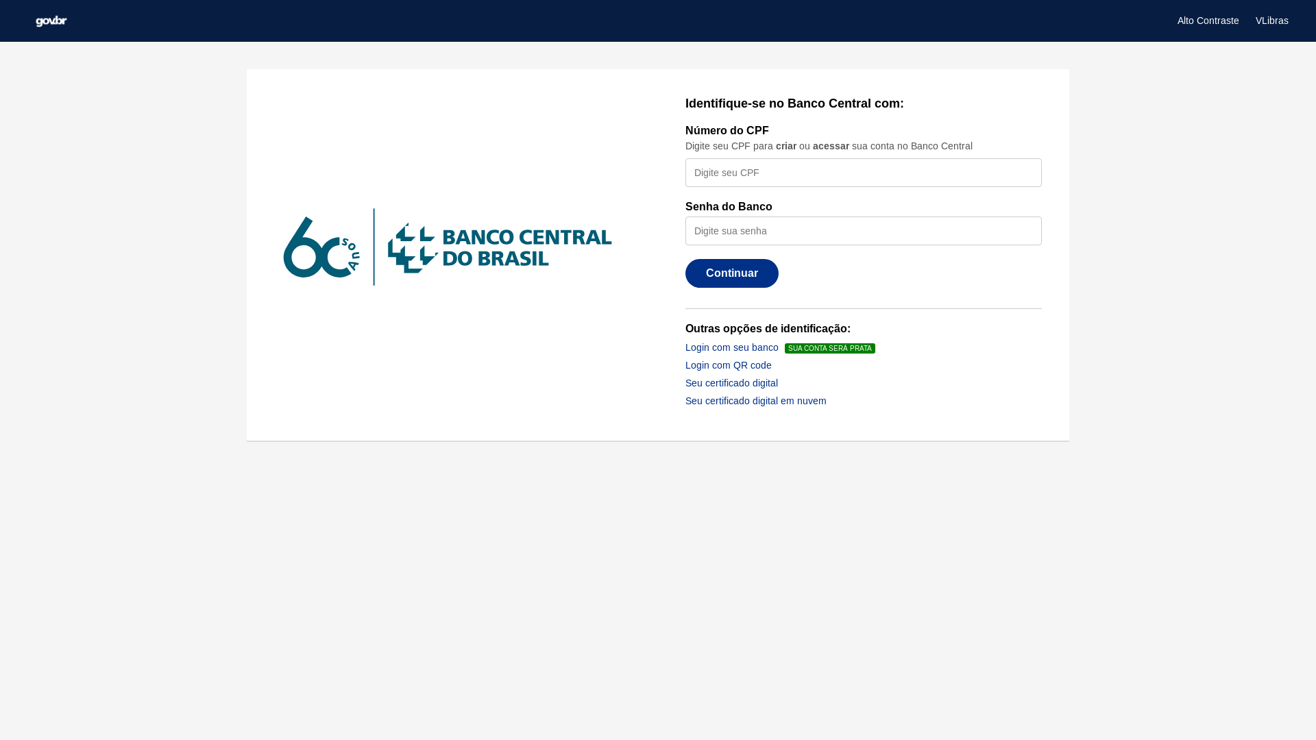 website screenshot of https://cofrecentralbacen.com/
