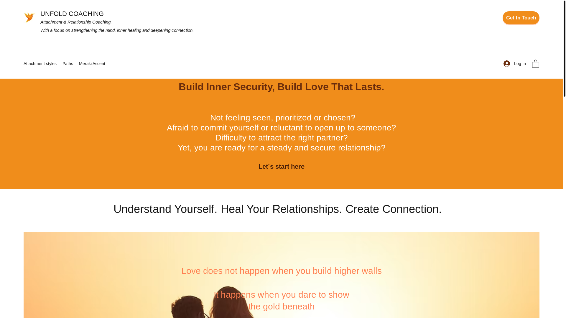 website screenshot of https://unfoldmeraki.com/