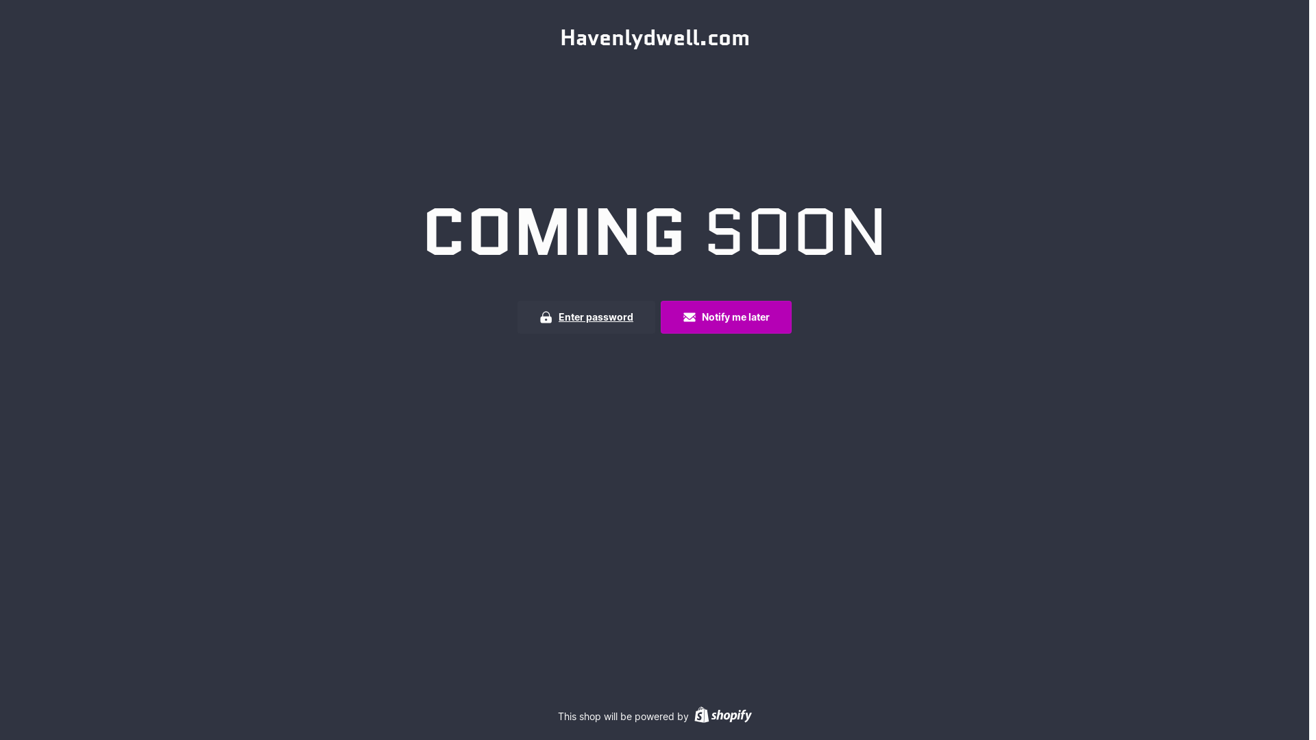 website screenshot of https://havenlydwell.com/