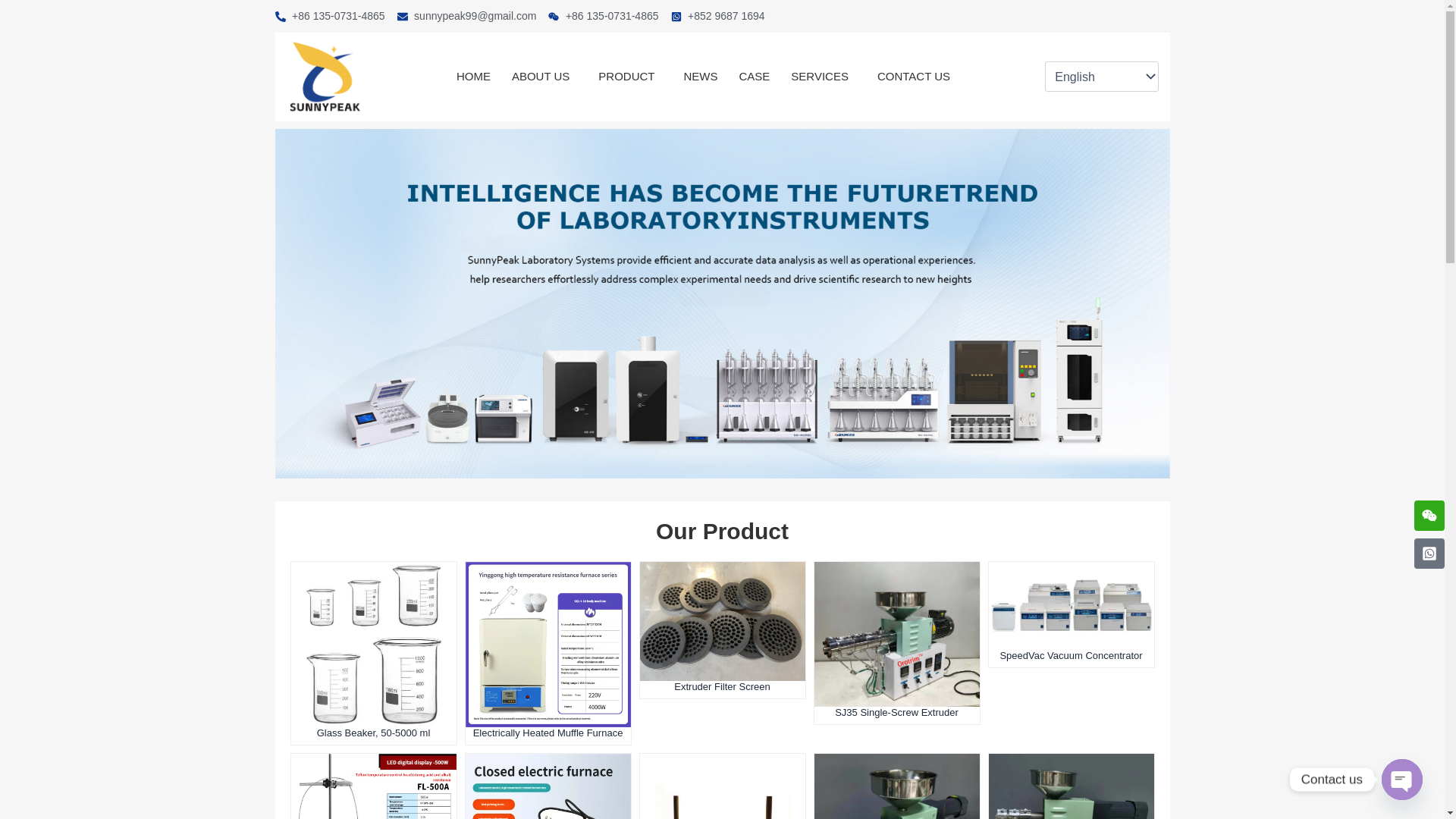 website screenshot of https://sunnypklabs.com/
