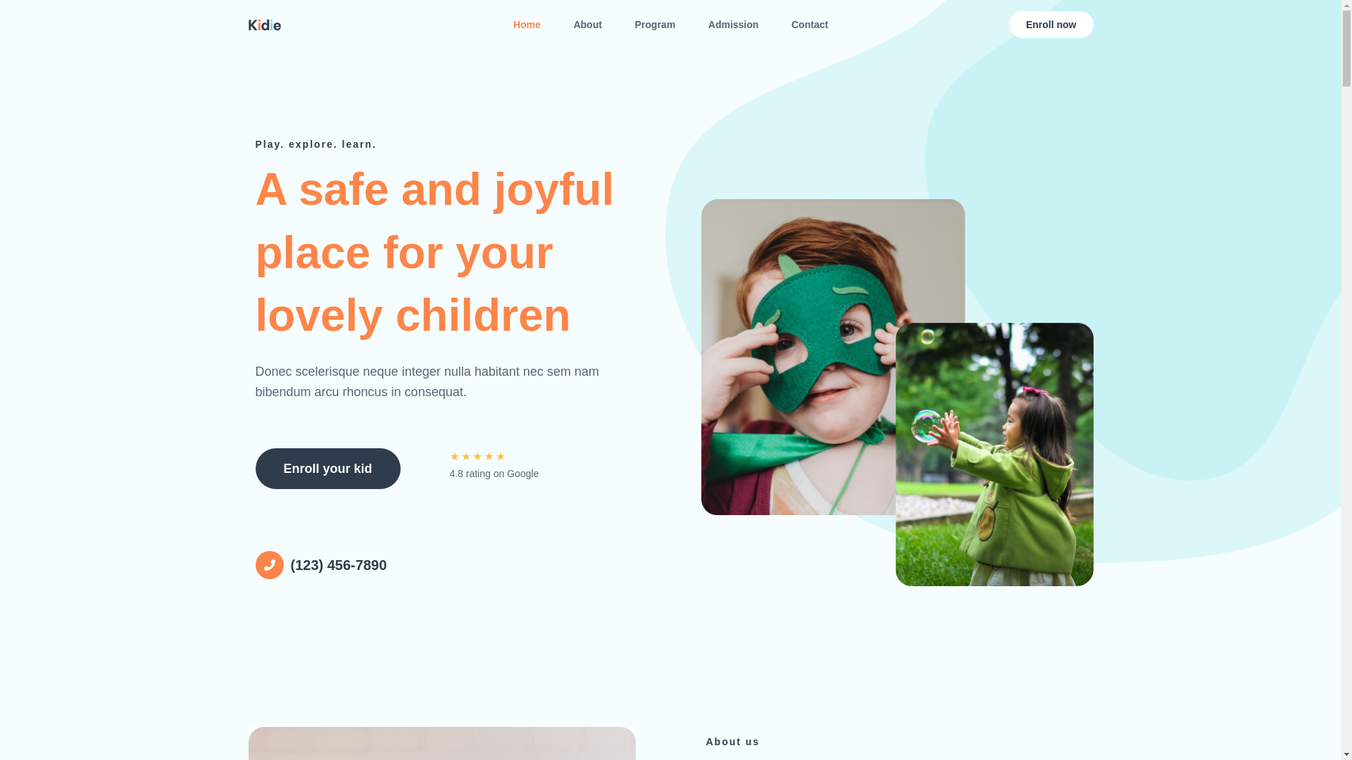website screenshot of https://fondationlumi.org/