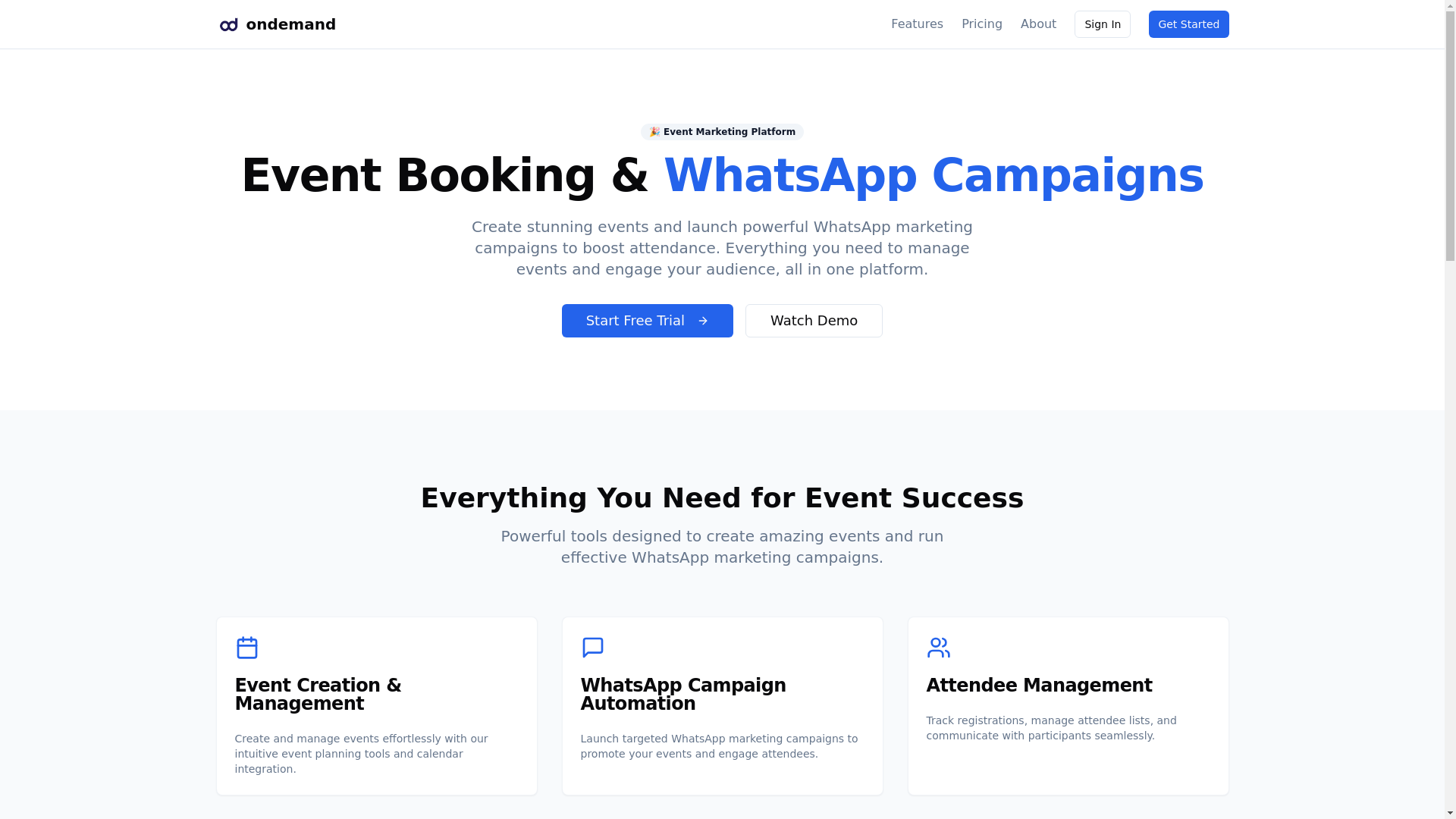website screenshot of https://ondemand.sa/