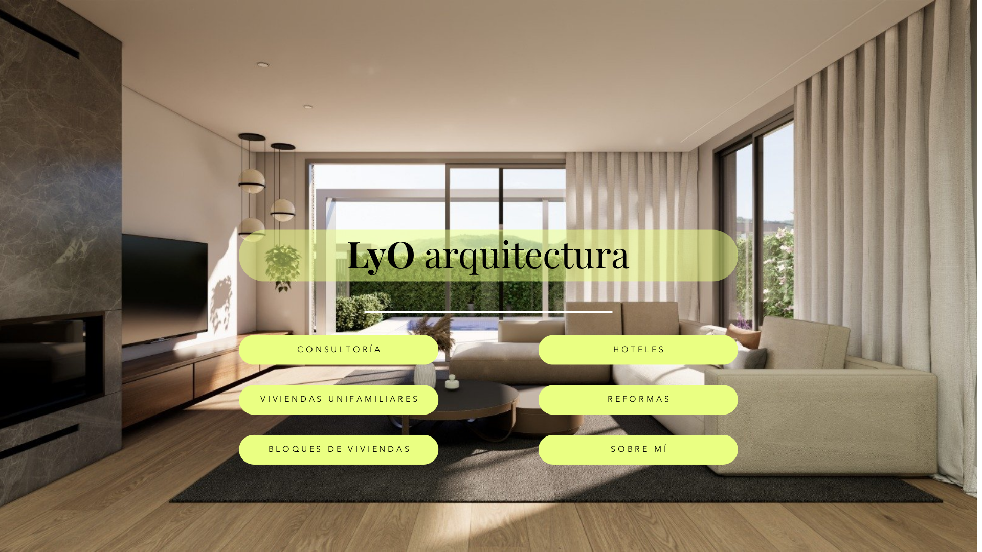 website screenshot of https://lyoarquitectura.net/