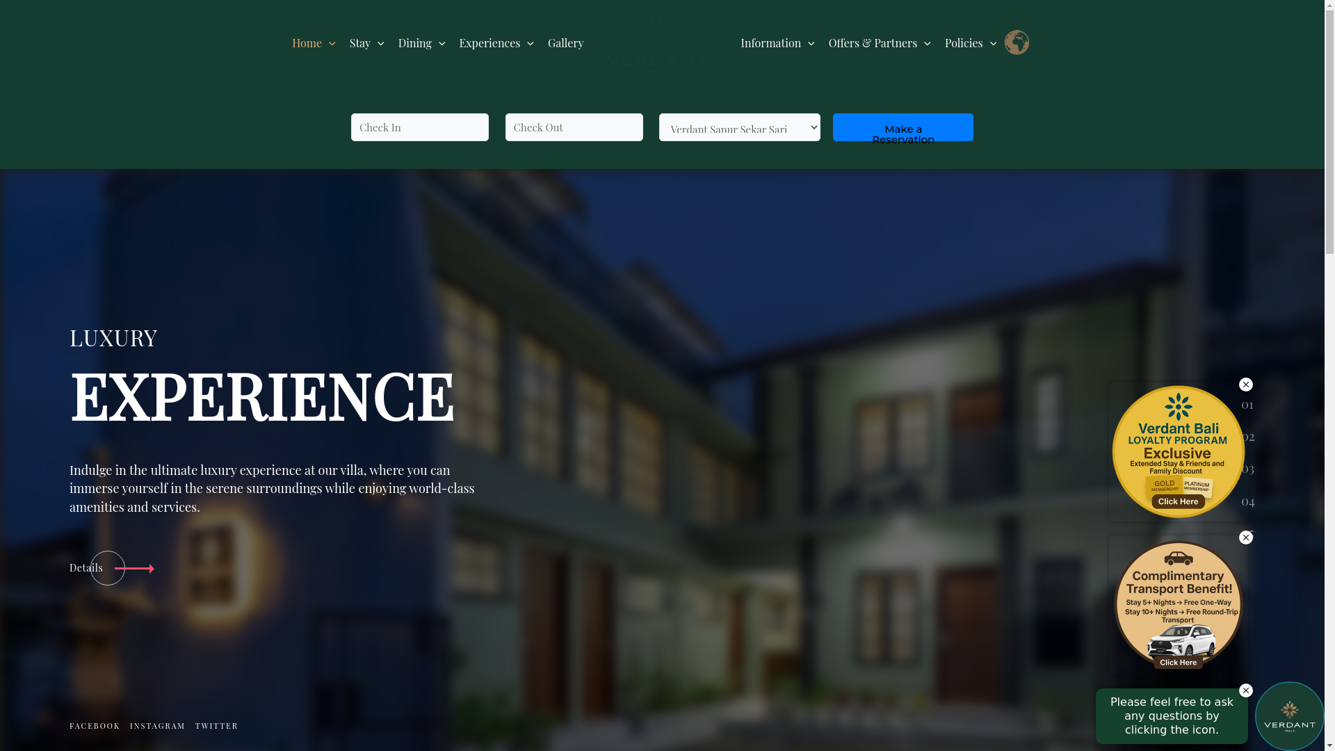website screenshot of https://lunarabali.com/
