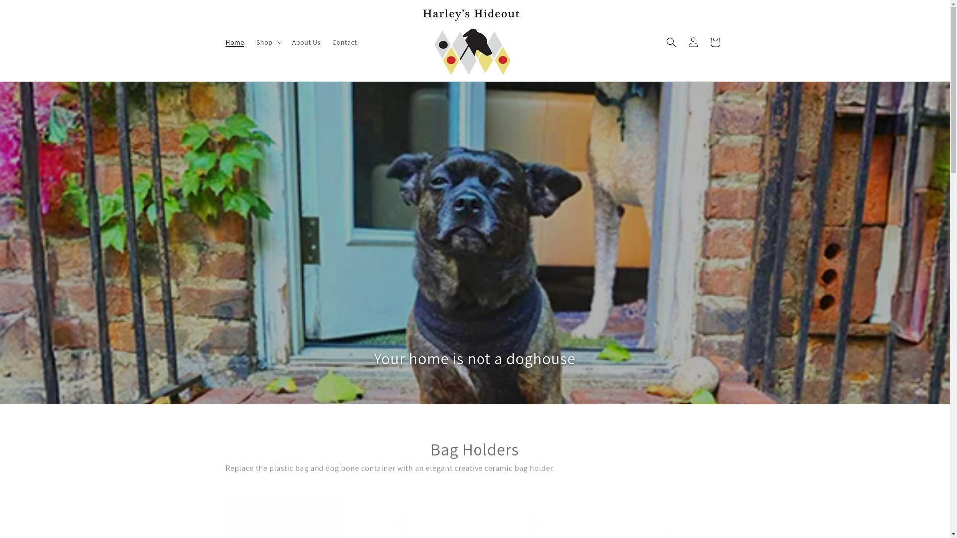 website screenshot of https://harleyshideout.org/