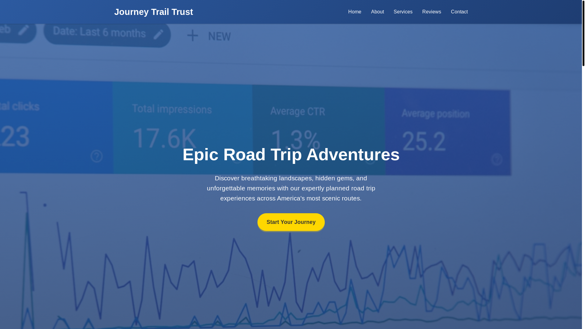 website screenshot of https://journeytrailtrust.qpon/