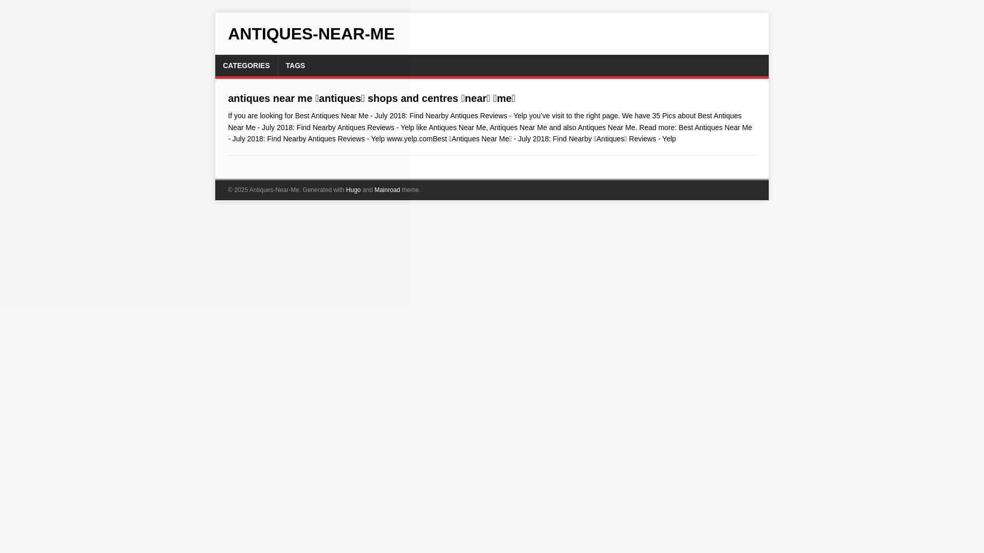 website screenshot of https://antiques-near-me.pages.dev/