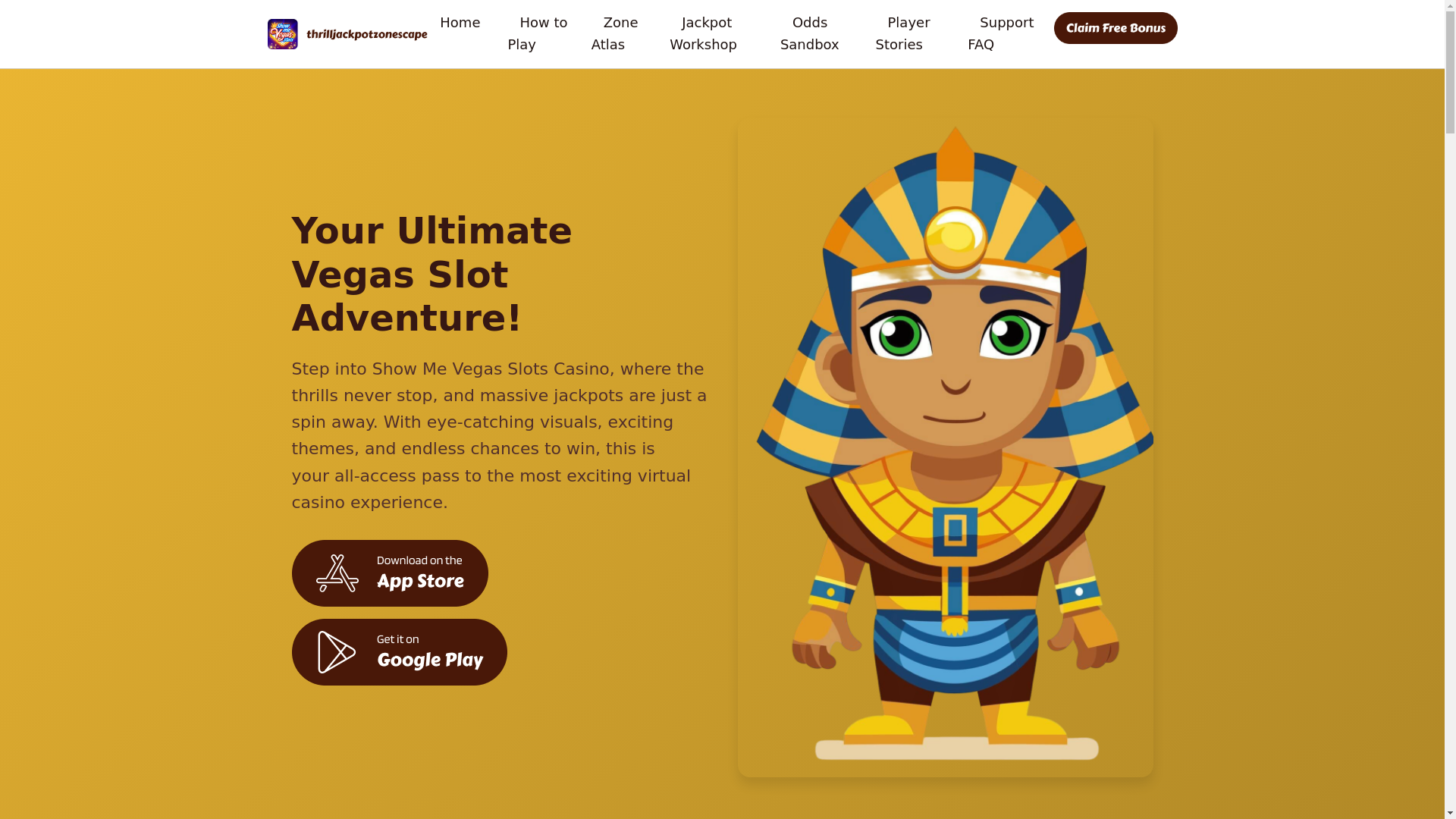 website screenshot of https://thrilljackpotzonescape.com/