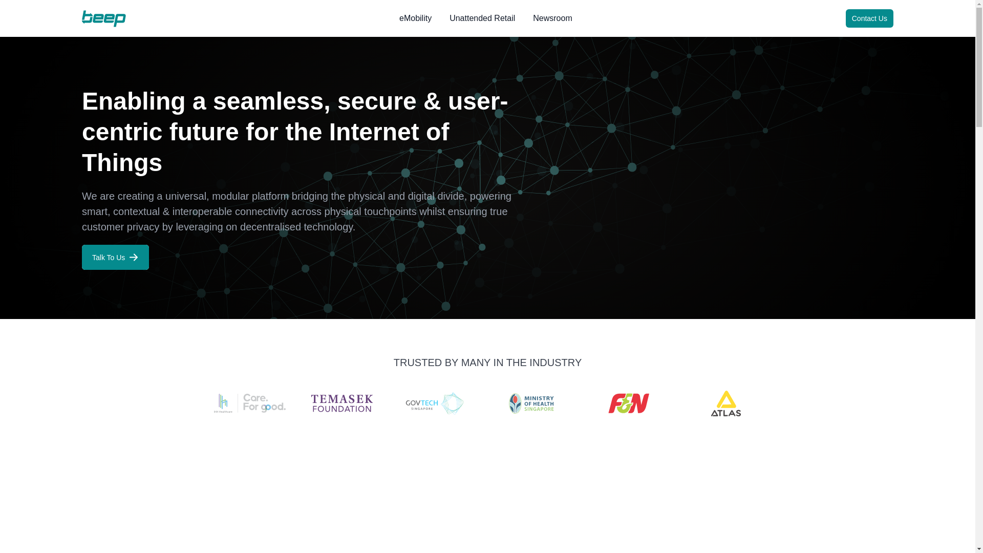 website screenshot of https://beep-landing-v2.pages.dev/