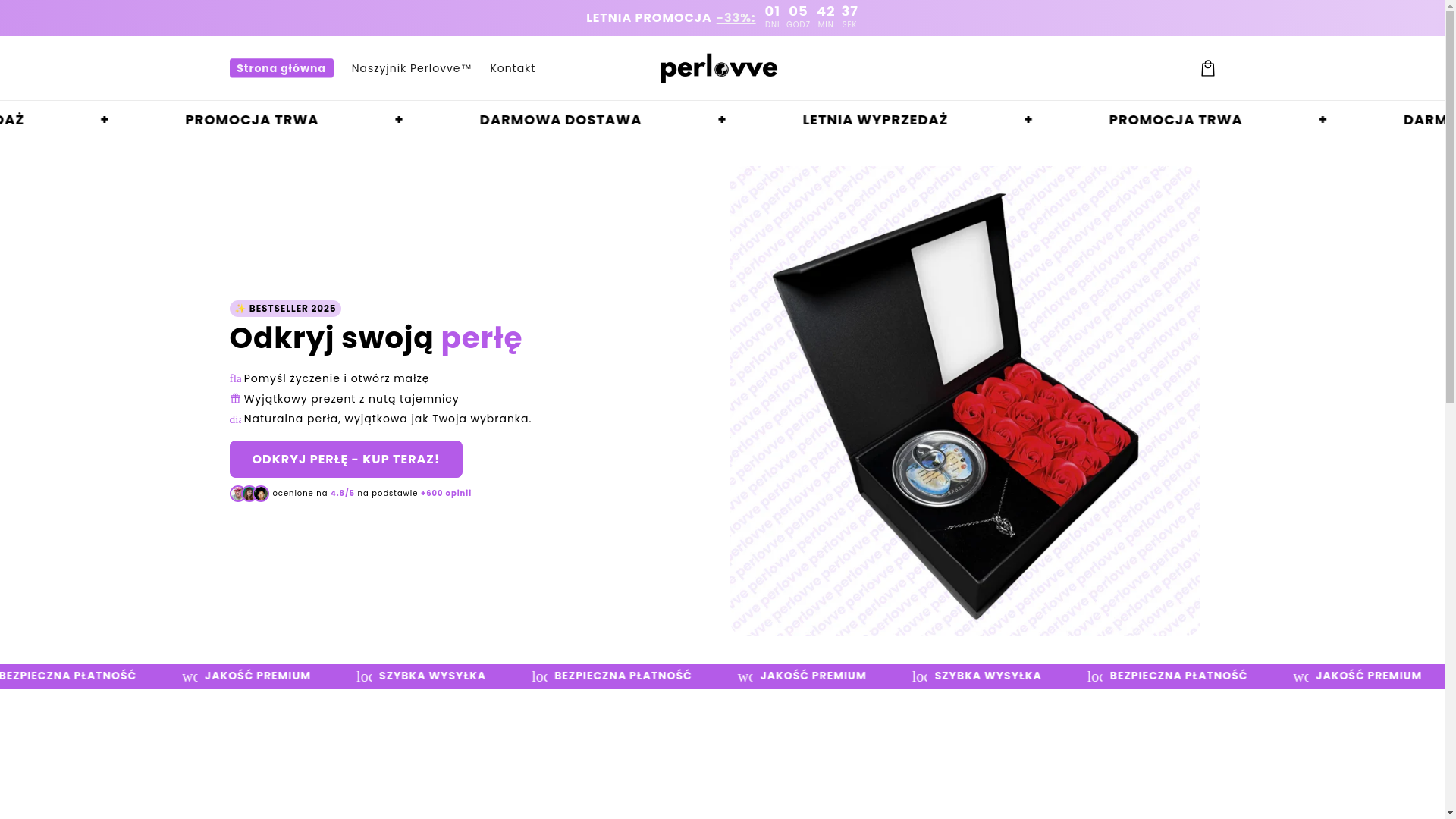 website screenshot of https://perlovve.pl/