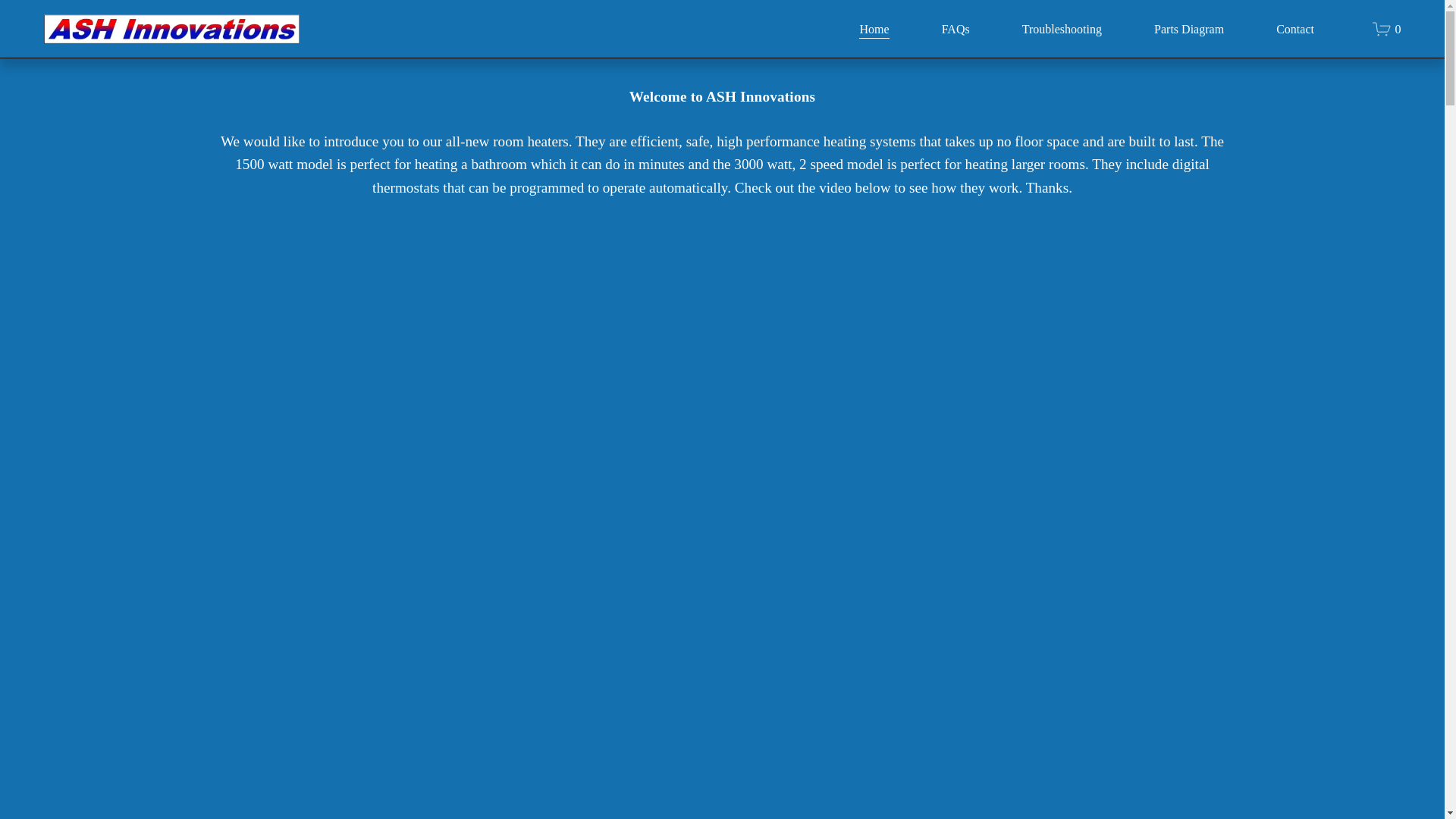 website screenshot of https://ashinovations.net/