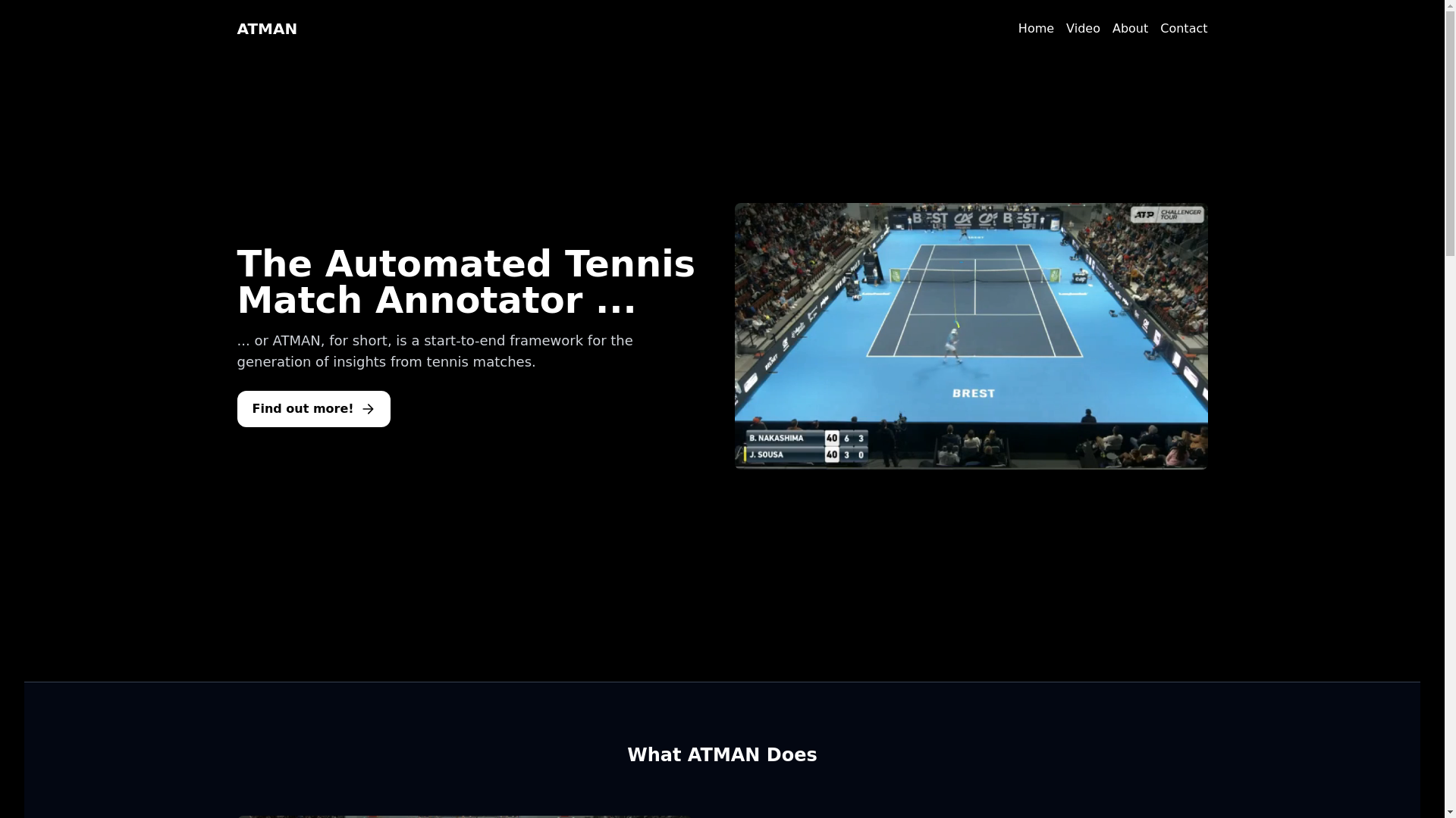 website screenshot of https://atman-tennis.com/