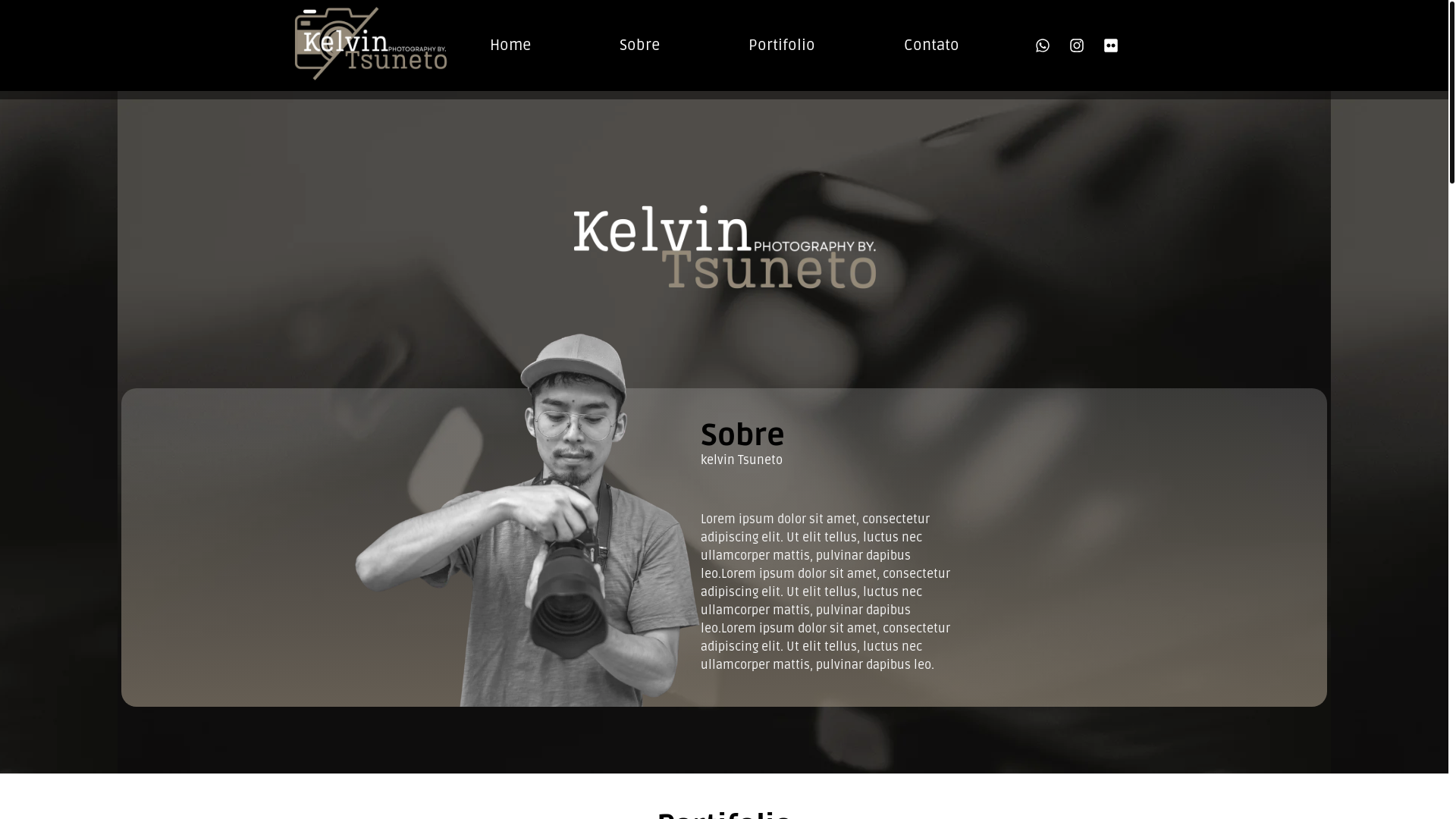 website screenshot of https://kelvintsuneto.com/