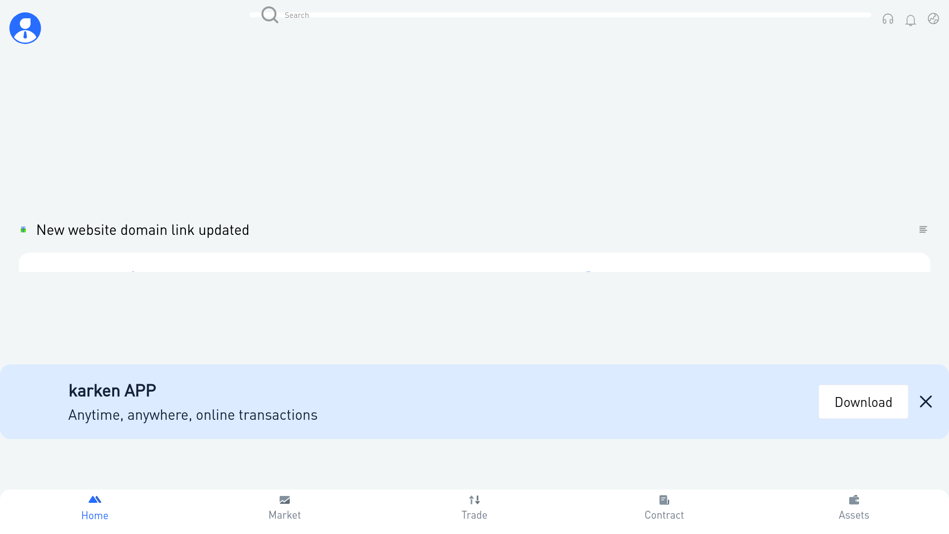 website screenshot of https://kraken-ex.xyz/