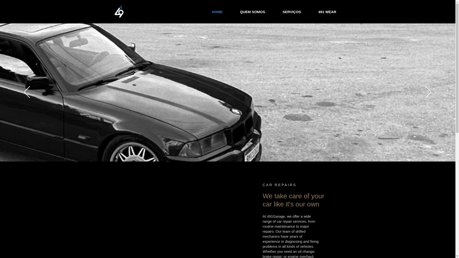 website screenshot of https://491garage.com/