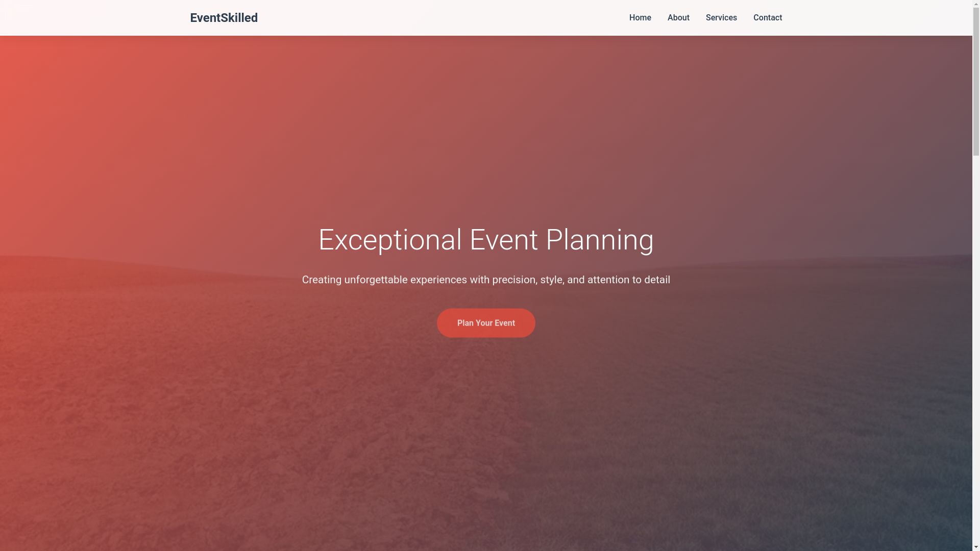 website screenshot of https://eventskilledgroup.digital/