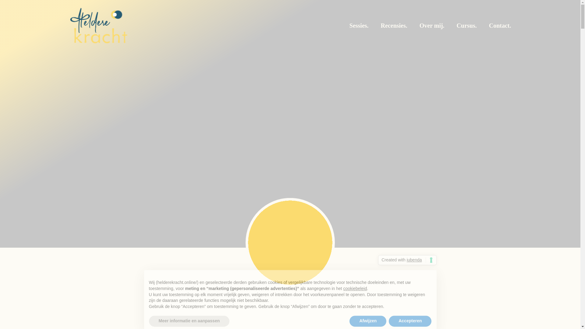 website screenshot of https://helderekracht.com/