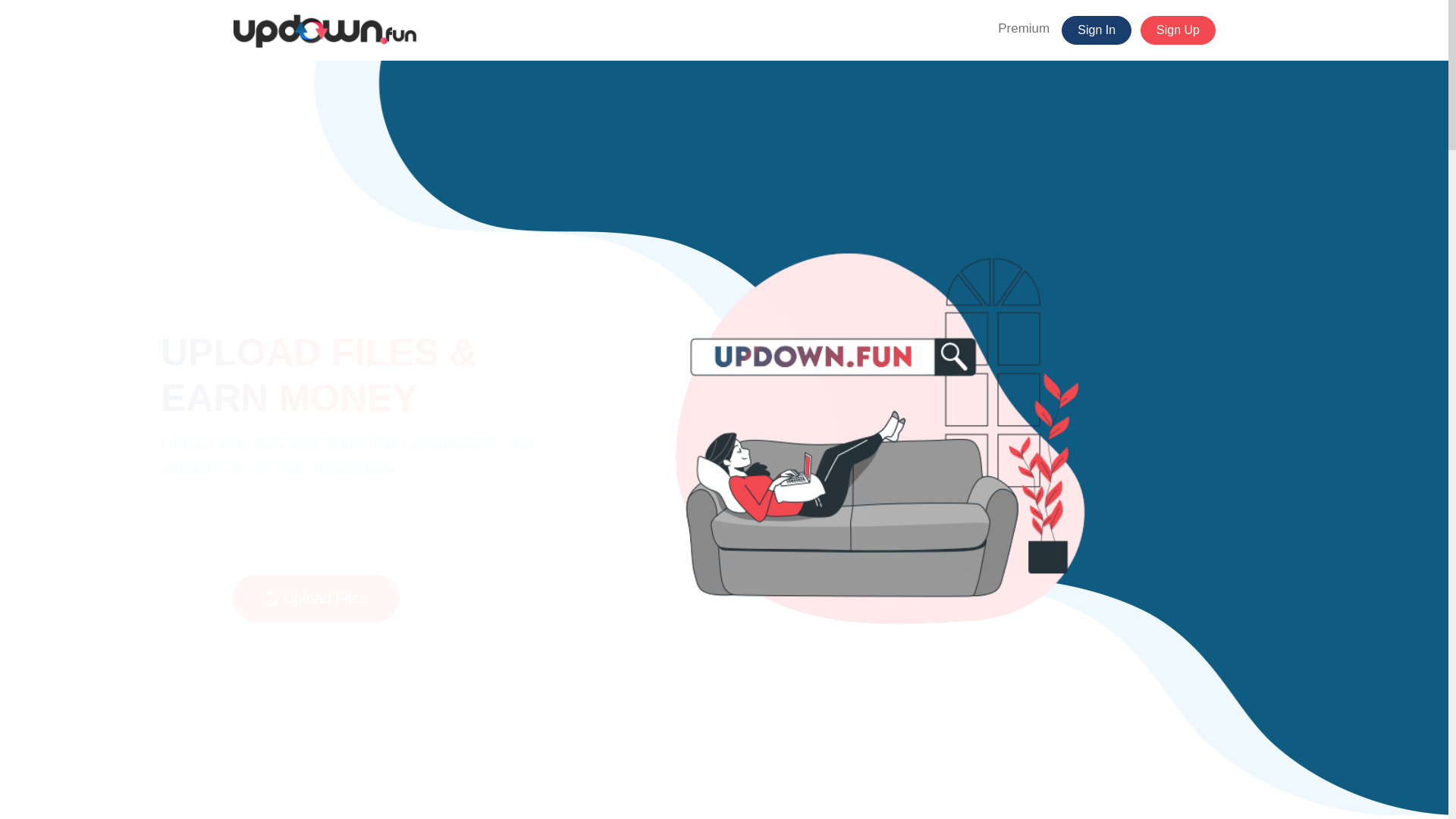 website screenshot of https://updown.fun/