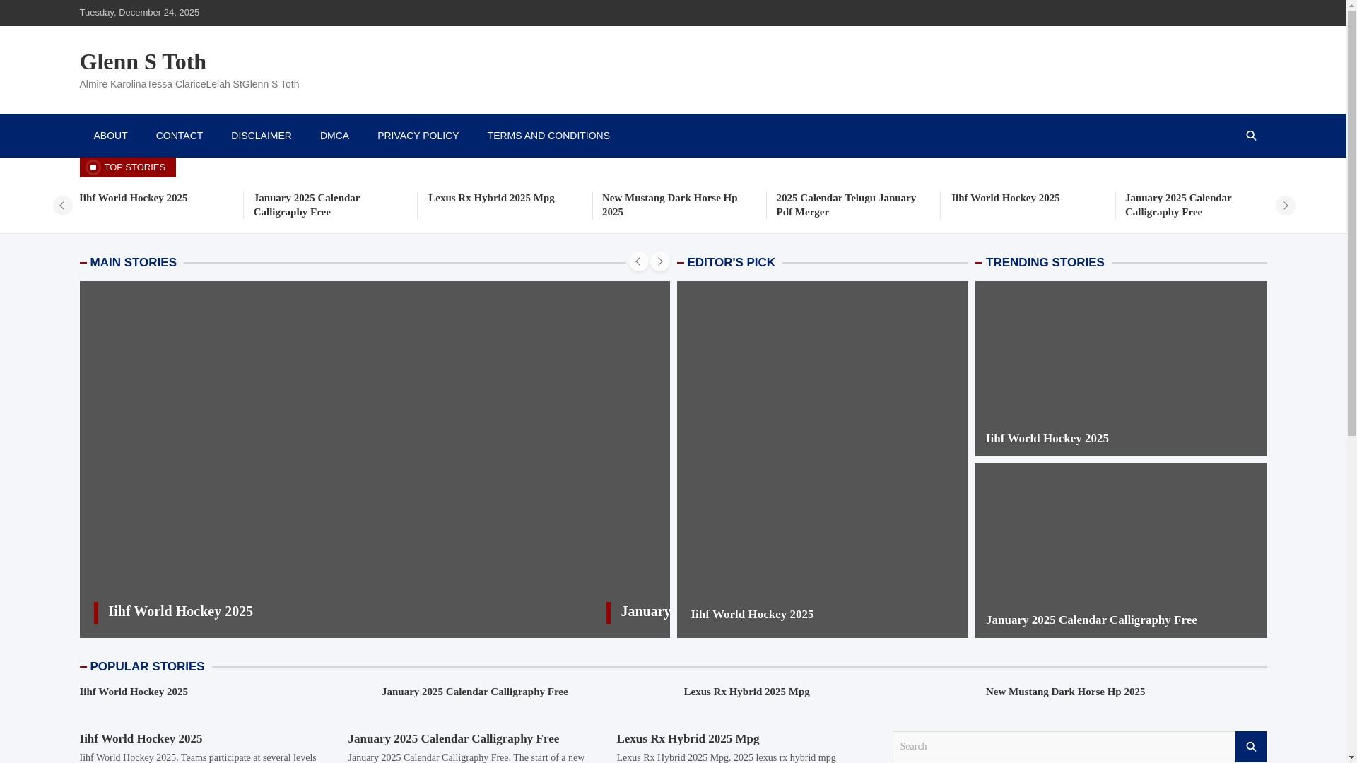 website screenshot of https://glennstothe.pages.dev/