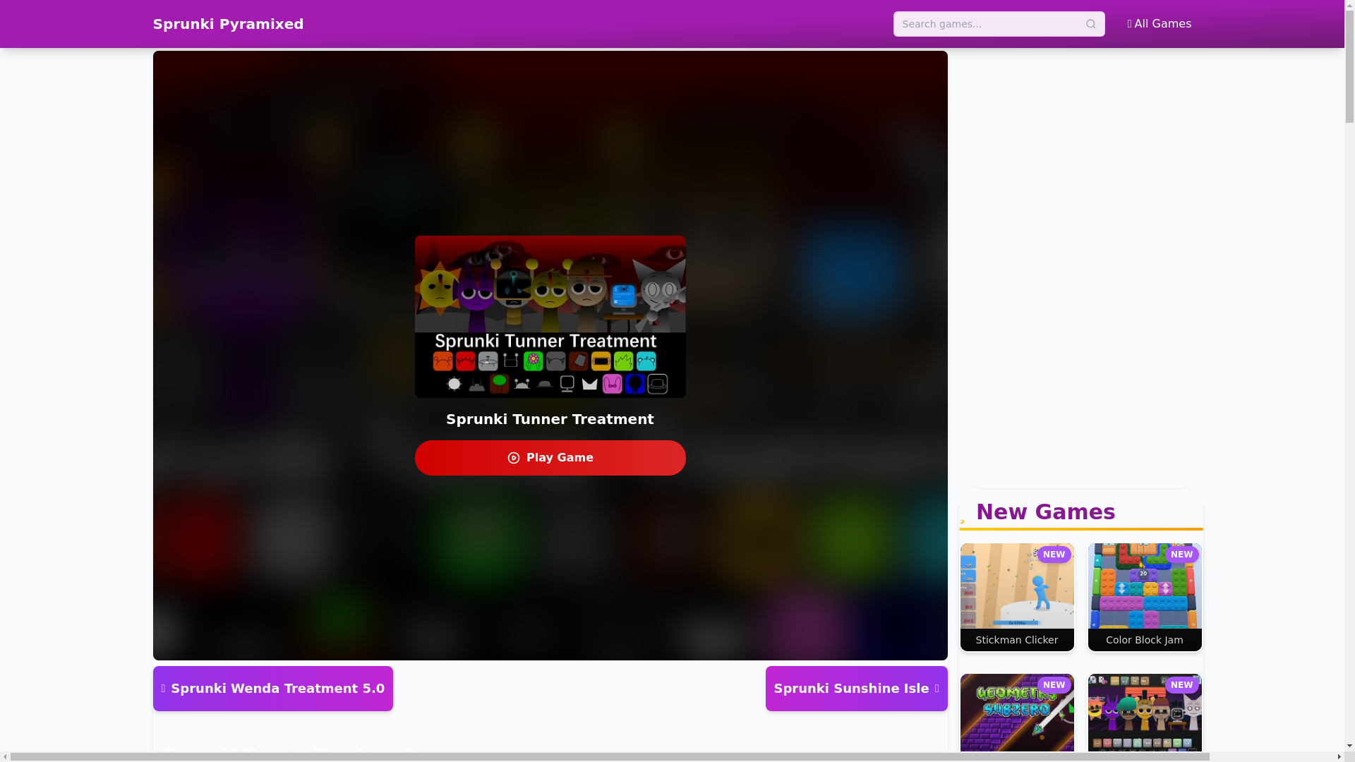 website screenshot of https://sprunkipyramixed.com/sprunki-tunner-treatment/