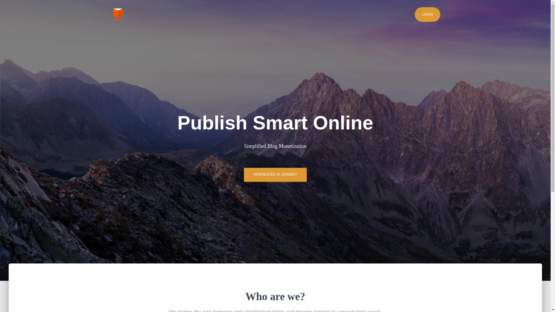 website screenshot of https://publishsmartonline.com/