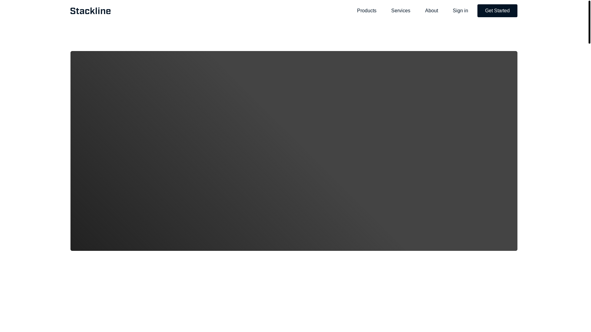 website screenshot of https://stackline-services.shop/