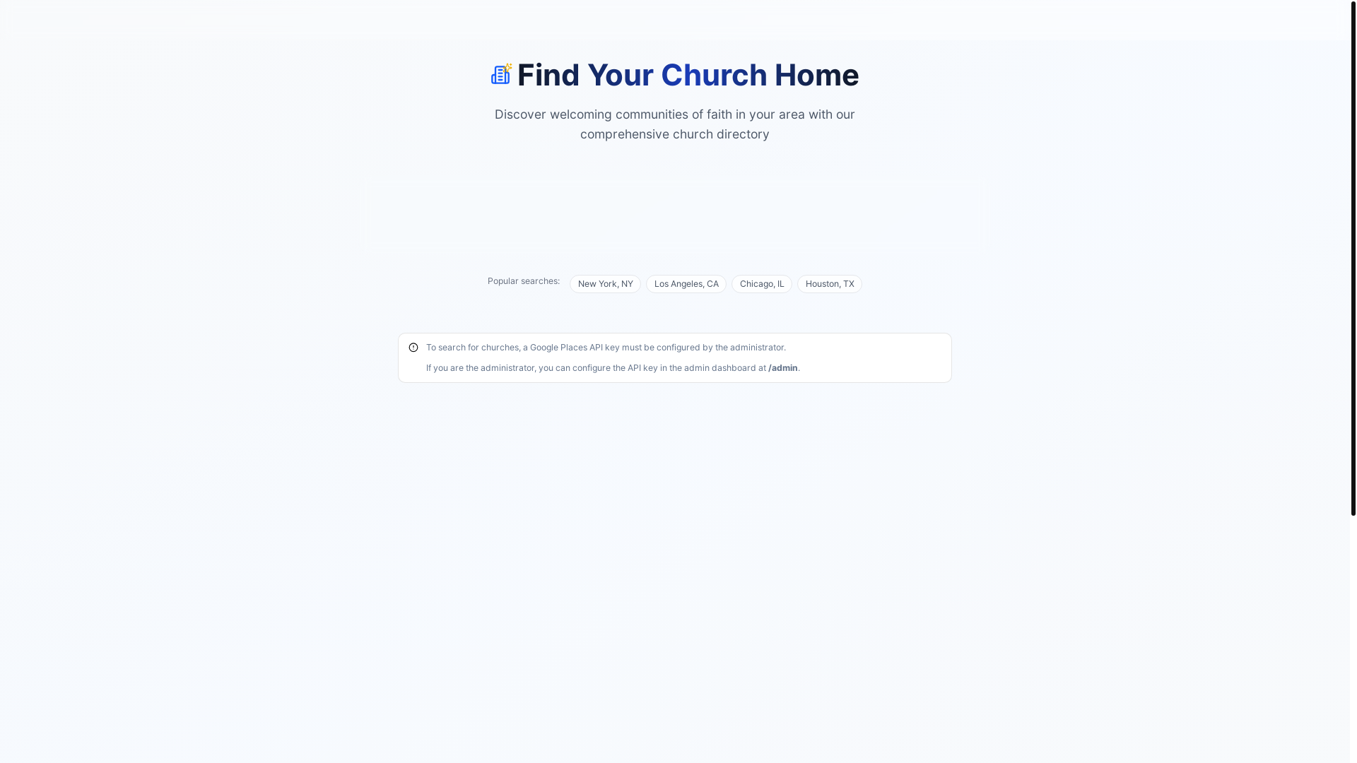 website screenshot of https://churchbase.app/