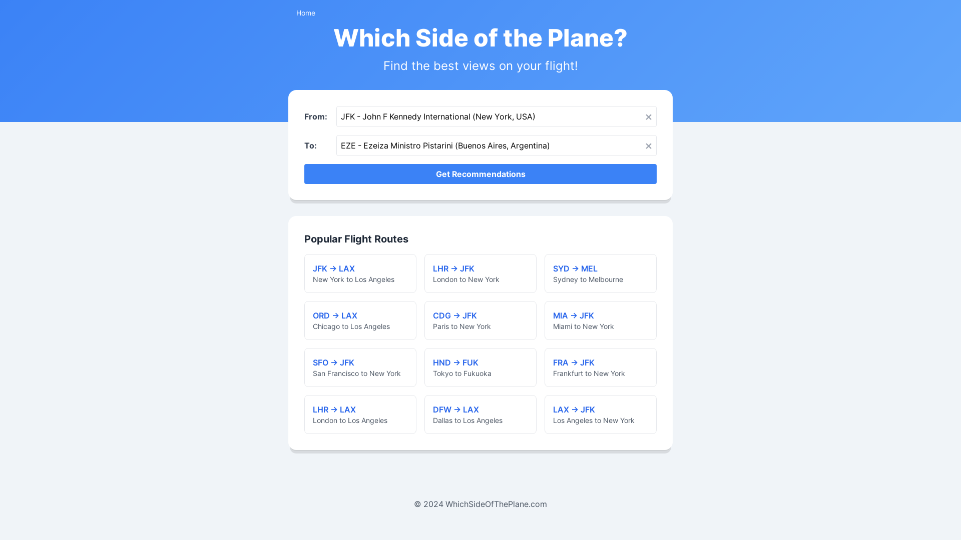 website screenshot of https://whichsideoftheplane.pages.dev/