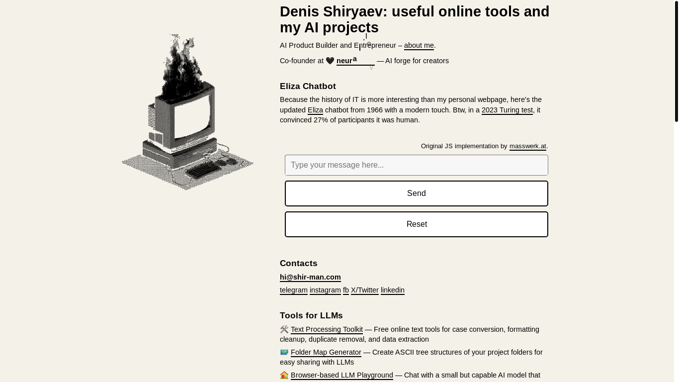 website screenshot of https://shir-man-com.pages.dev/