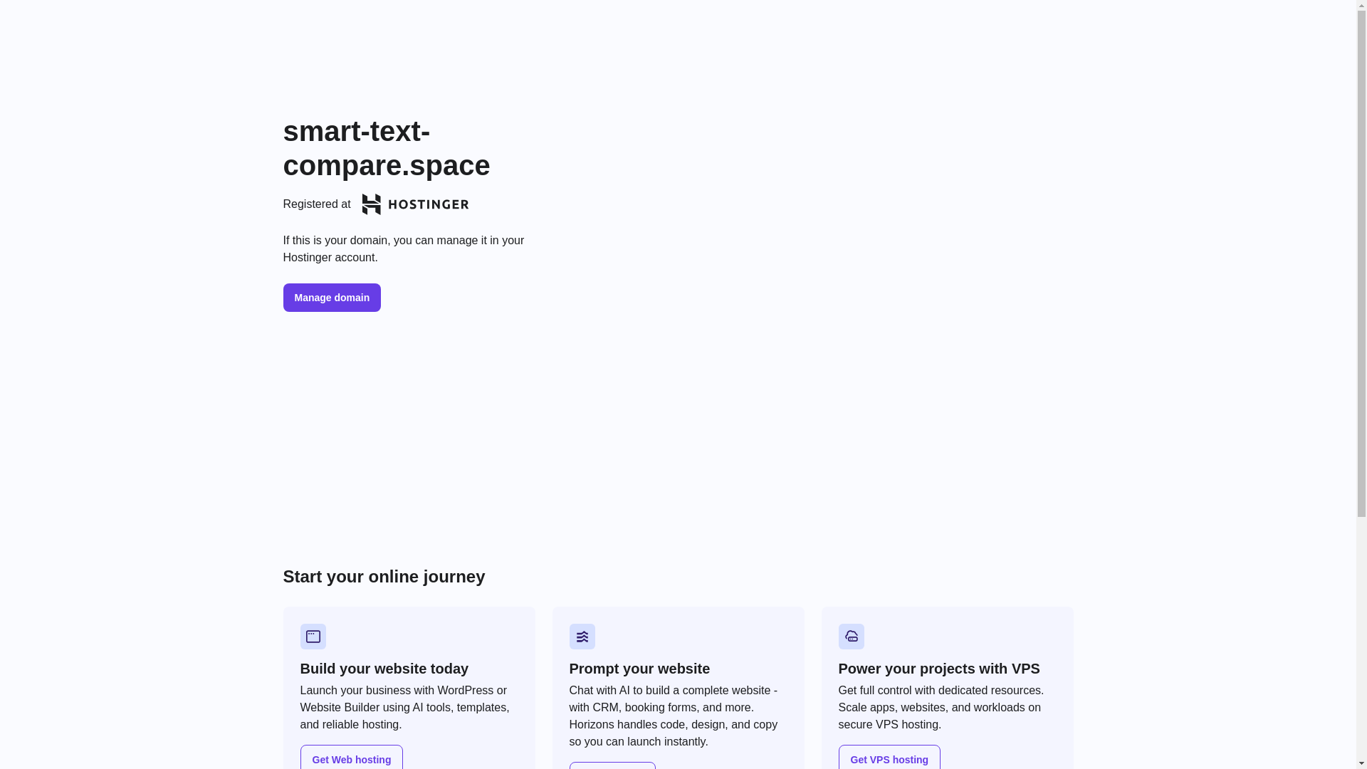 website screenshot of https://smart-text-compare.space/