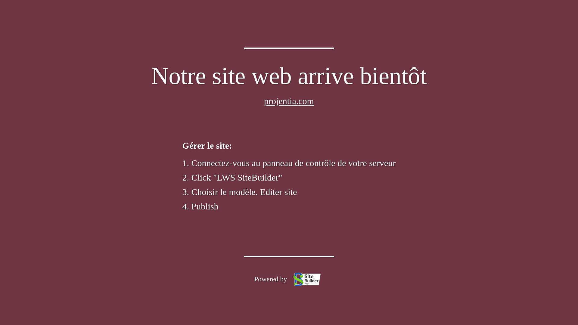 website screenshot of https://projentia.com/