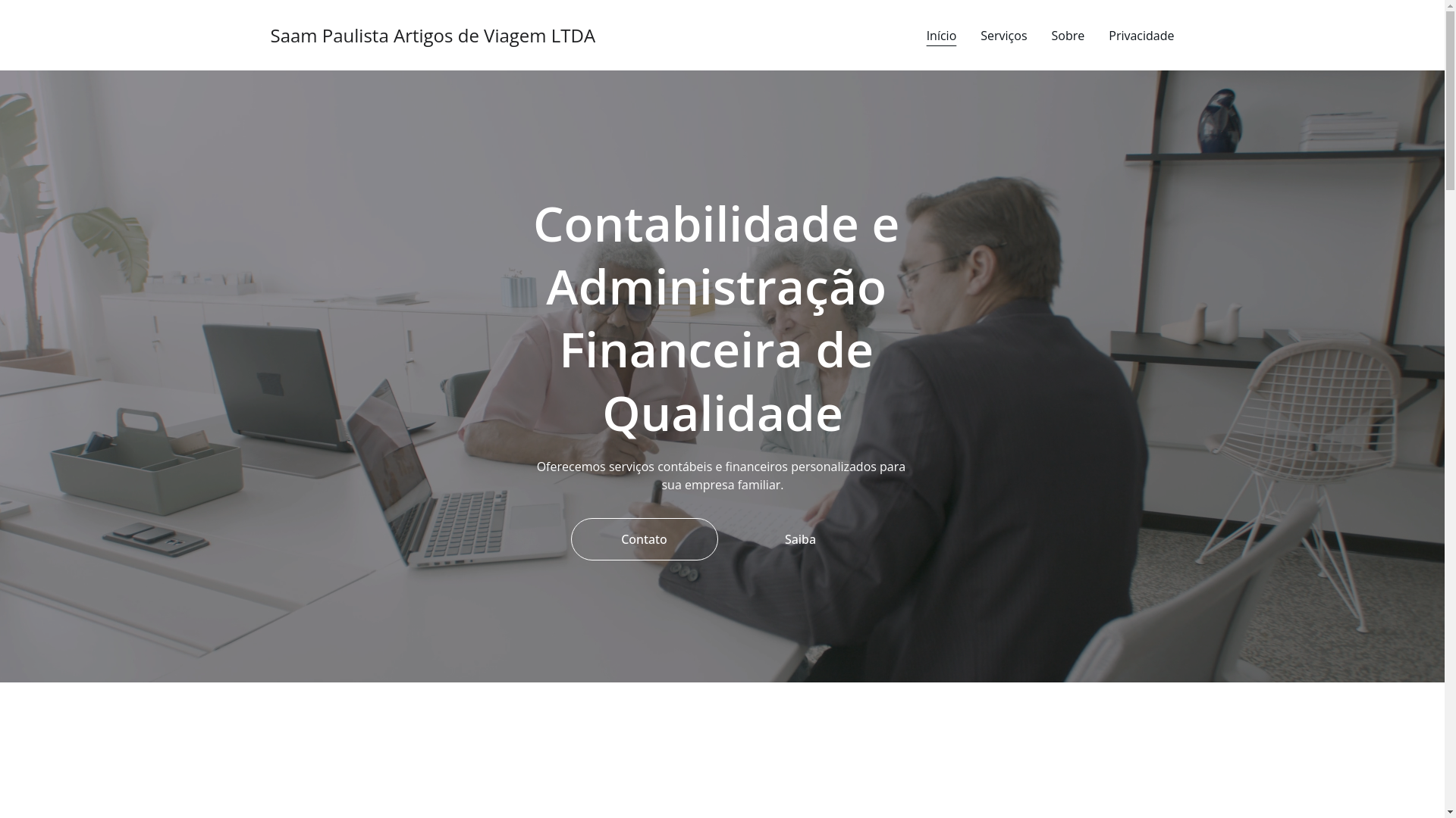 website screenshot of https://saampaulistaartigosdeviagemltda.shop/