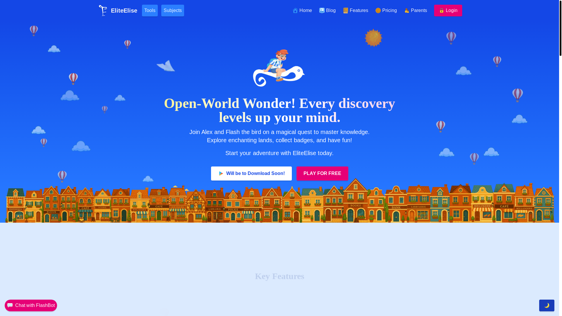 website screenshot of https://eliteelysia.pages.dev/