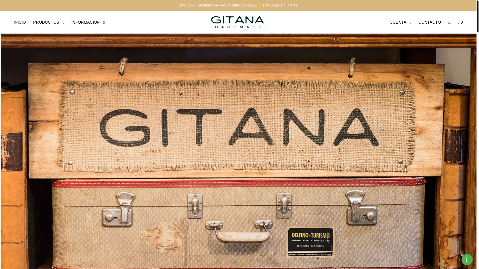 website screenshot of https://gitanahandmade.com.ar/