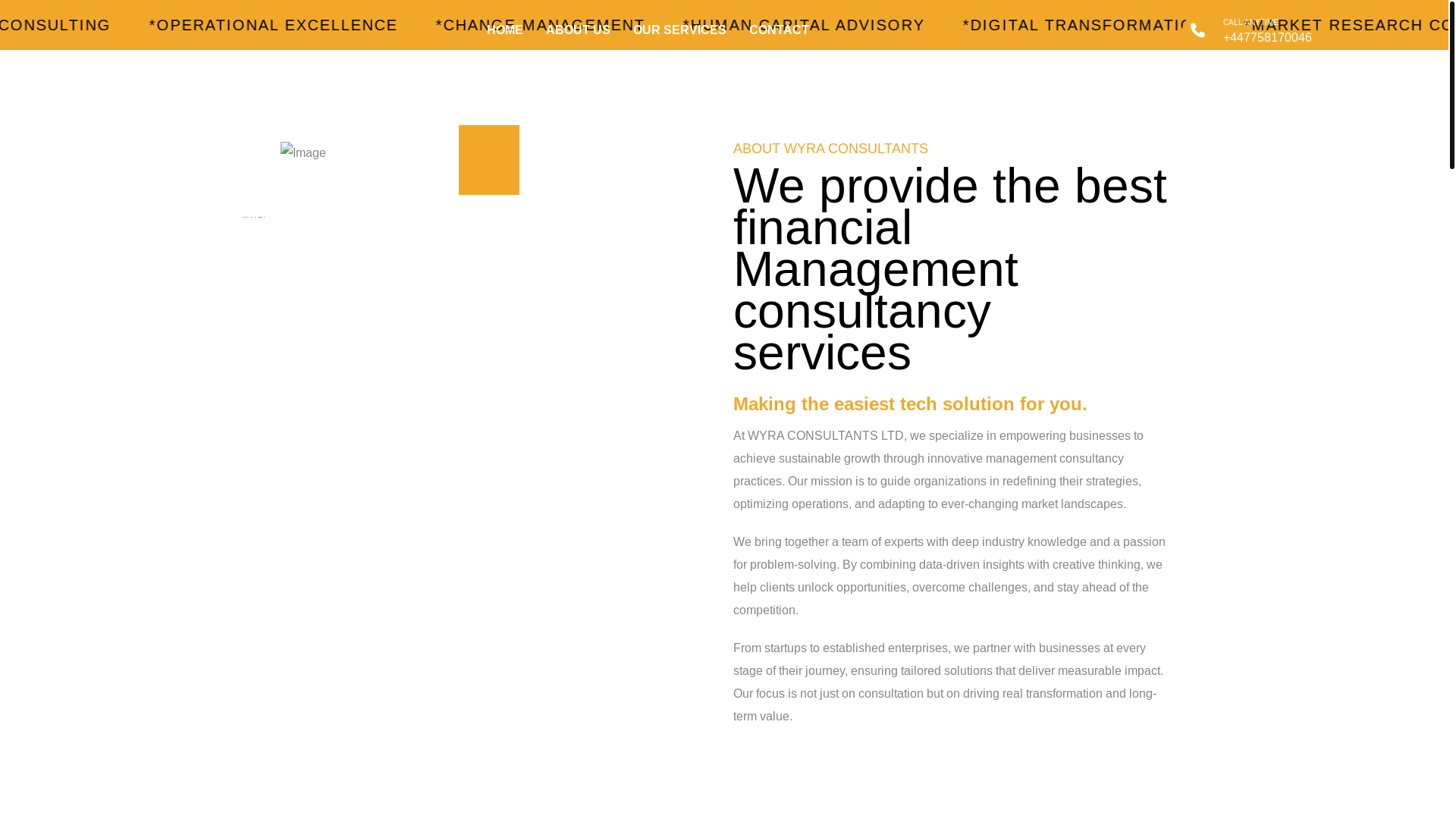 website screenshot of https://wyraconsultantsltd.com/