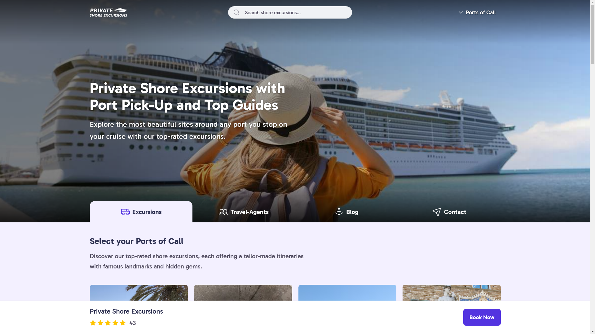 website screenshot of https://private-shore-excursions.pages.dev/