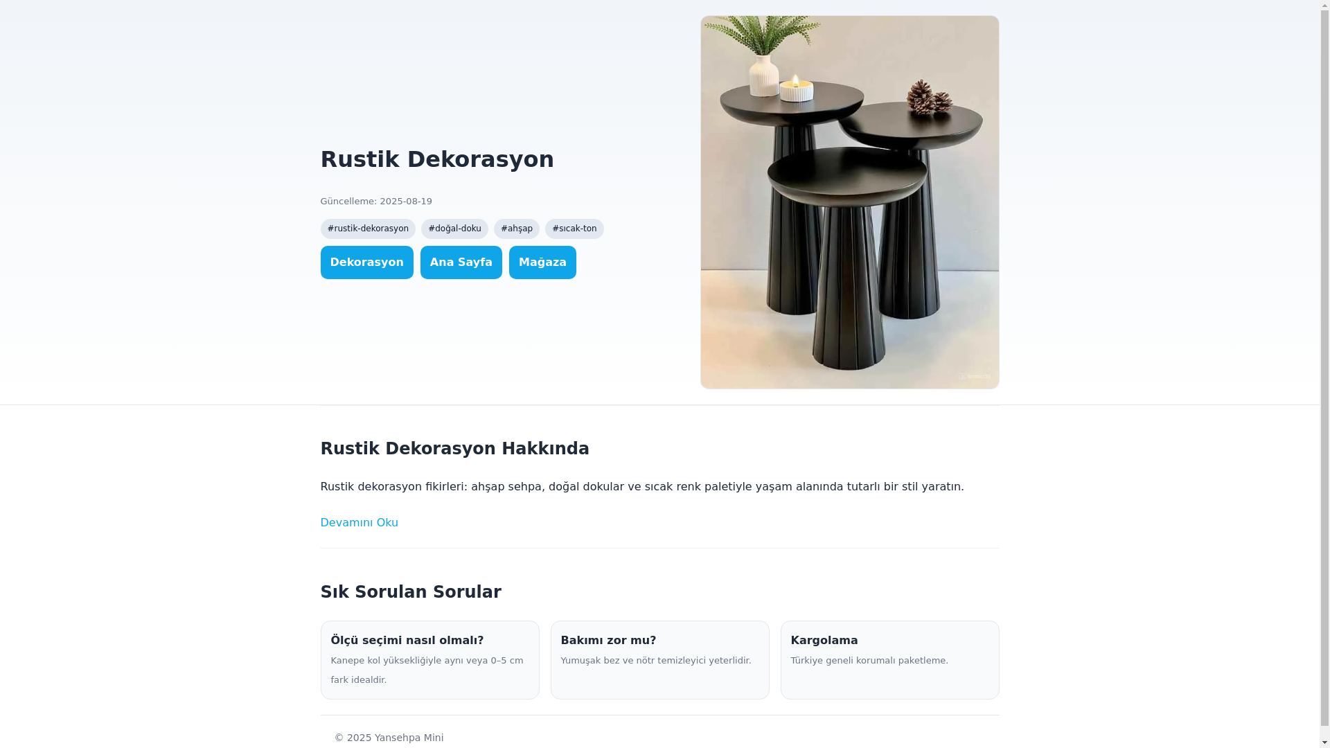 website screenshot of https://dekorasyon.pages.dev/