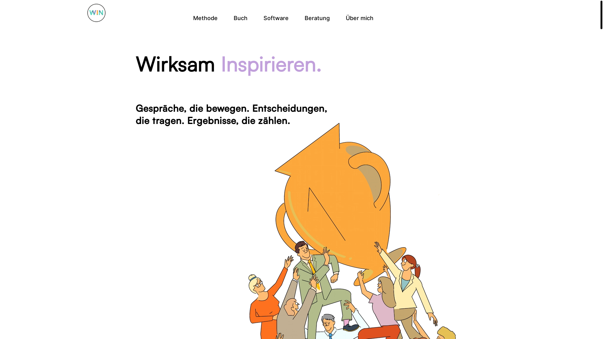 website screenshot of https://inspirierend-fuehren.de/