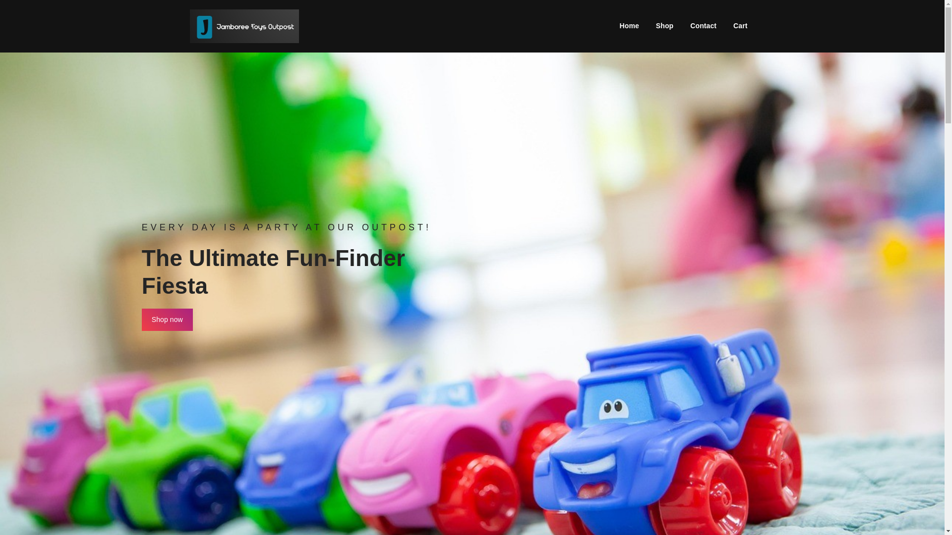 website screenshot of https://jamboreetoysoutpost.com/