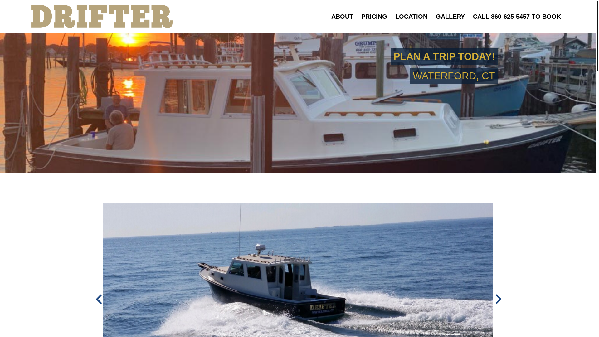 website screenshot of https://driftercharters-landing.pages.dev/