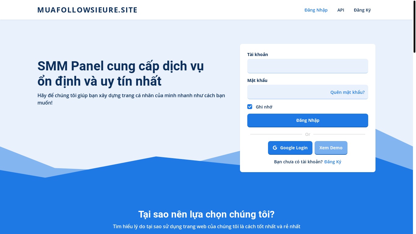 website screenshot of https://muafollowsieure.site/