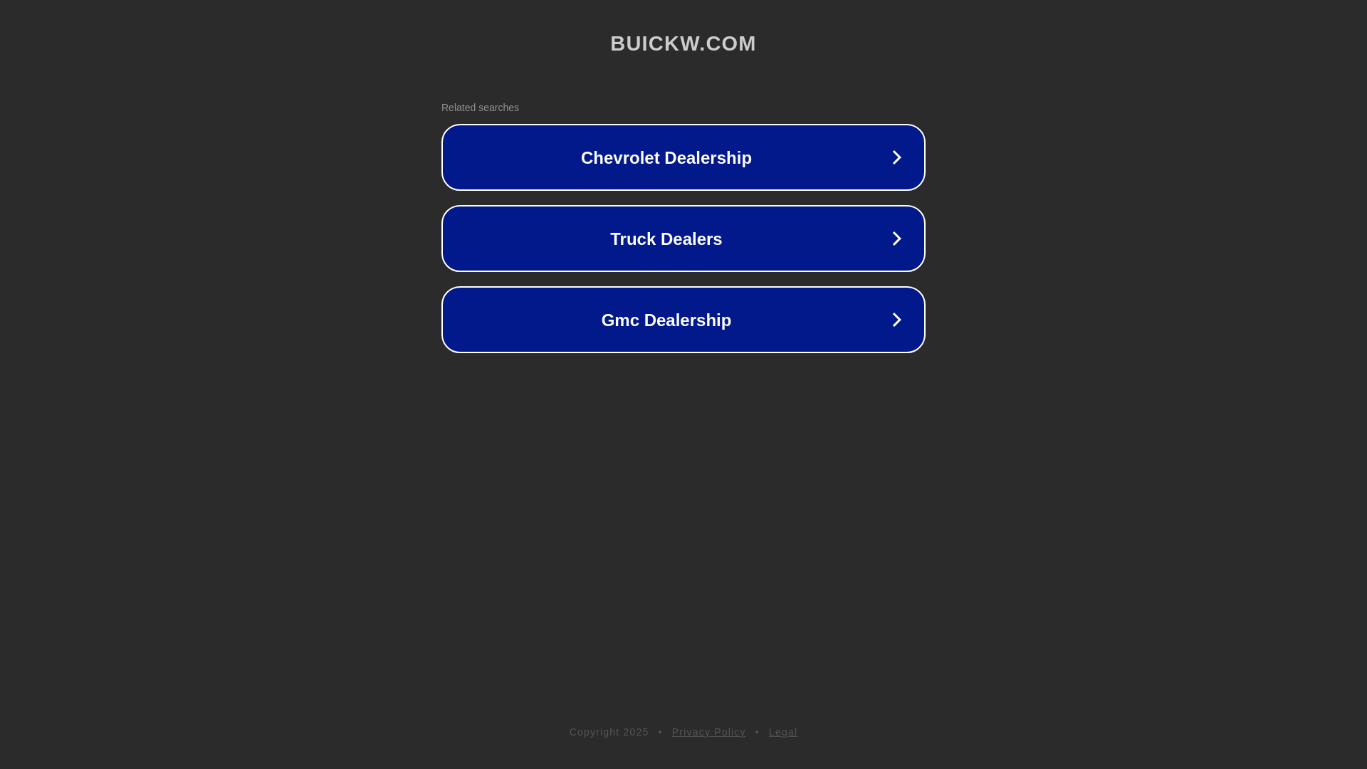 website screenshot of https://buickw.com/