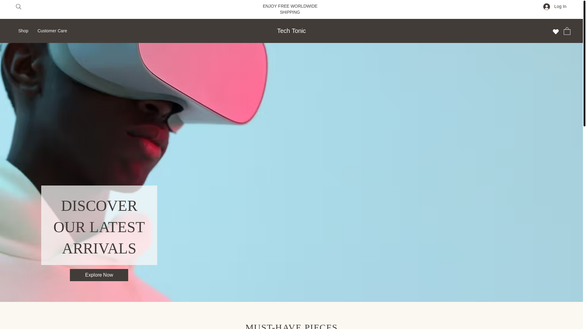 website screenshot of https://tech-toniconline.com/