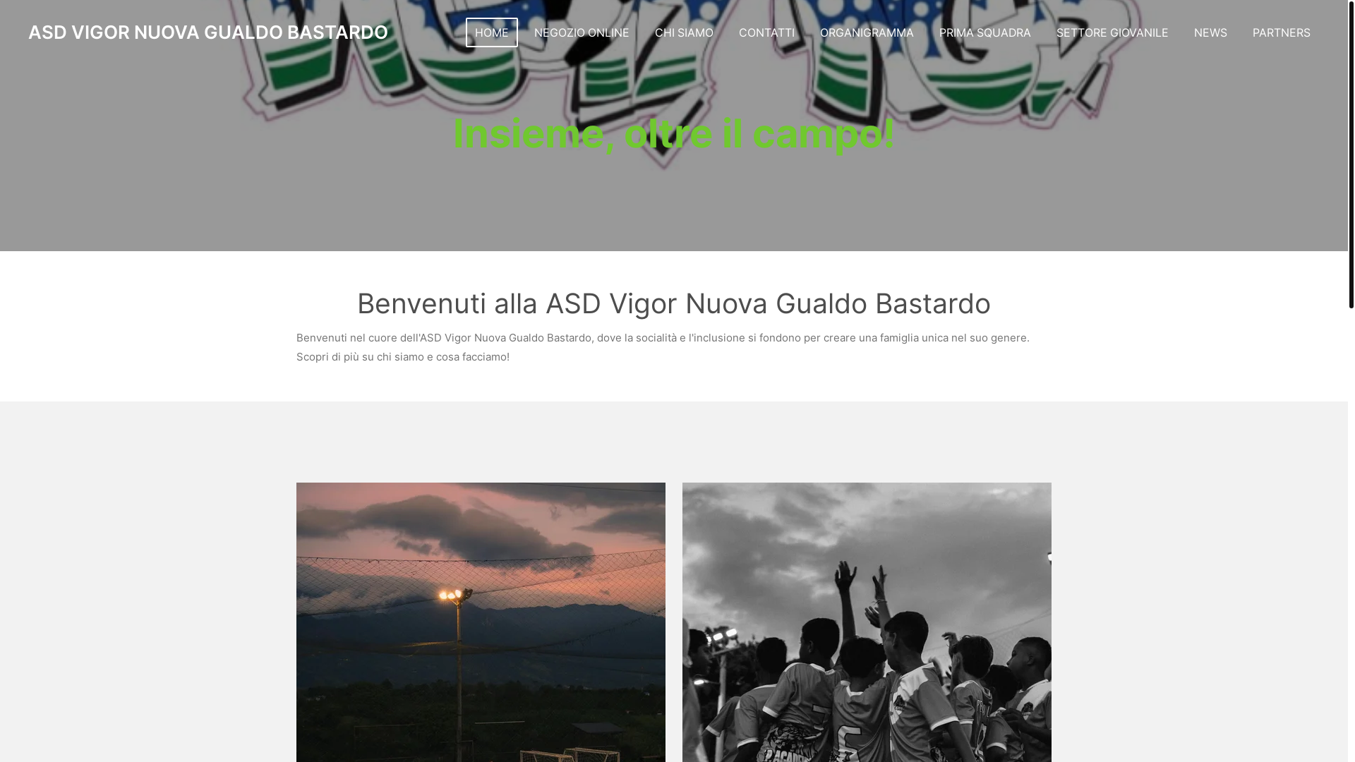 website screenshot of https://vigornuovagualdobastardo.com/
